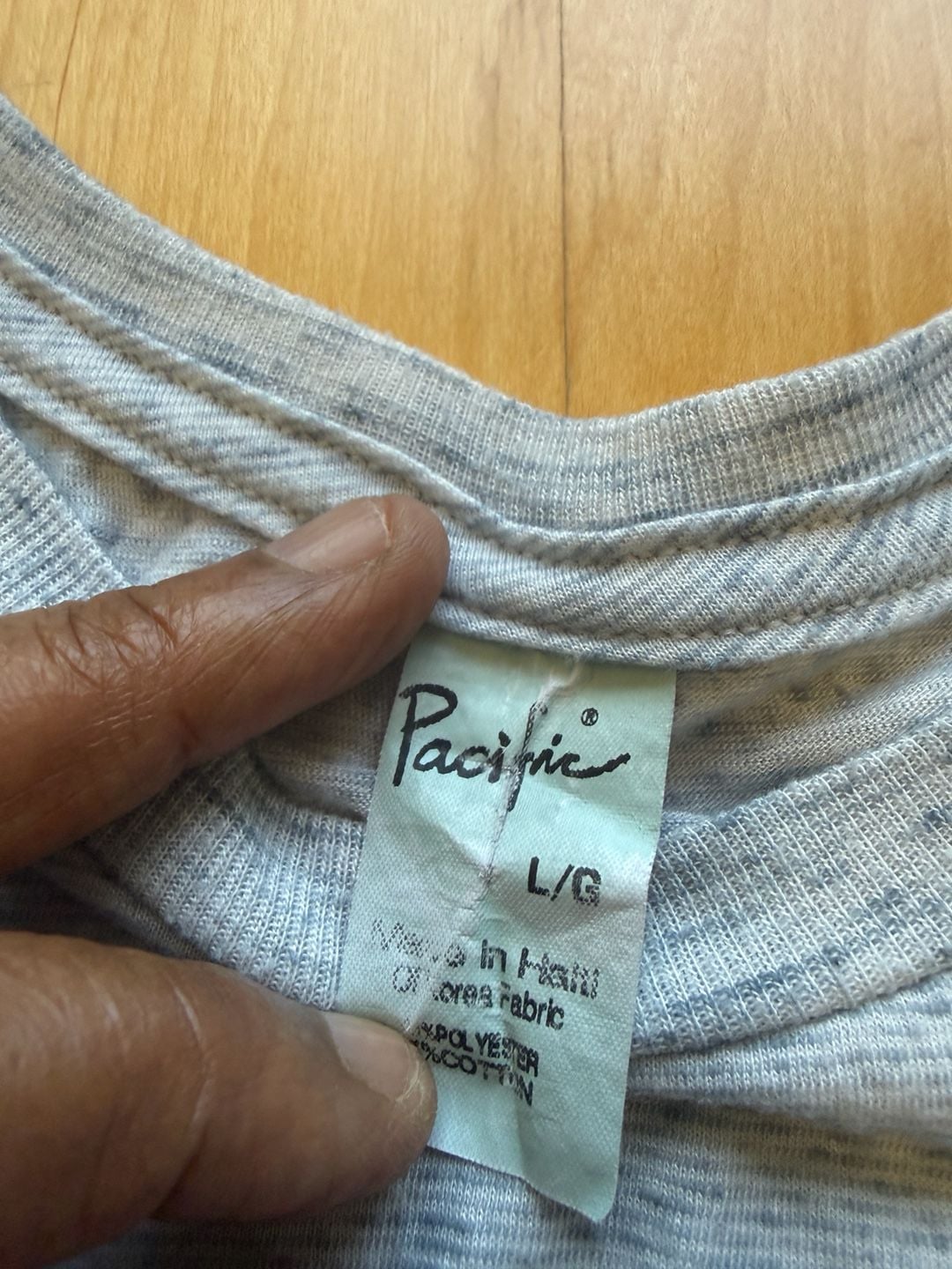 Pacific Yellowstone National Park T-Shirt Size L Gray Bear Paw Mountain 6