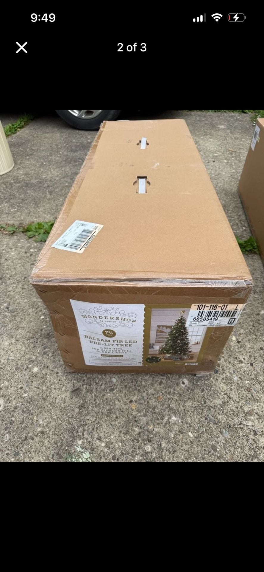 Christmas is around the corner!!! Wondershop 7 1/2 Ft Balsam Fir LED Pre-Lit Christmas Tree 2