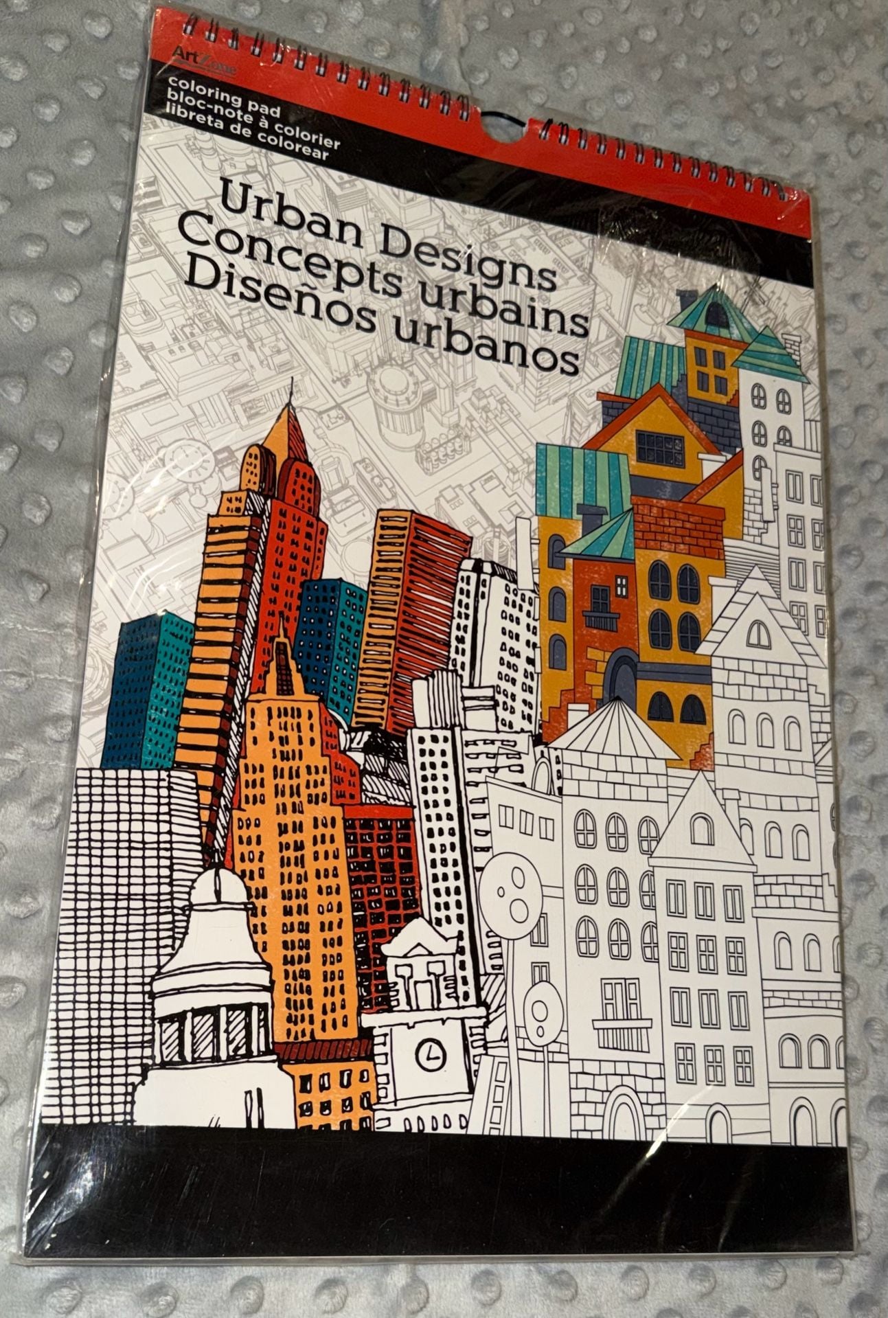 Art Zone Urban Designs Coloring Pad New sealed 1