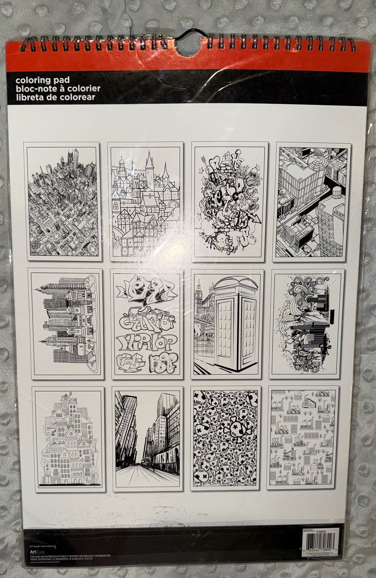 Art Zone Urban Designs Coloring Pad New sealed 2