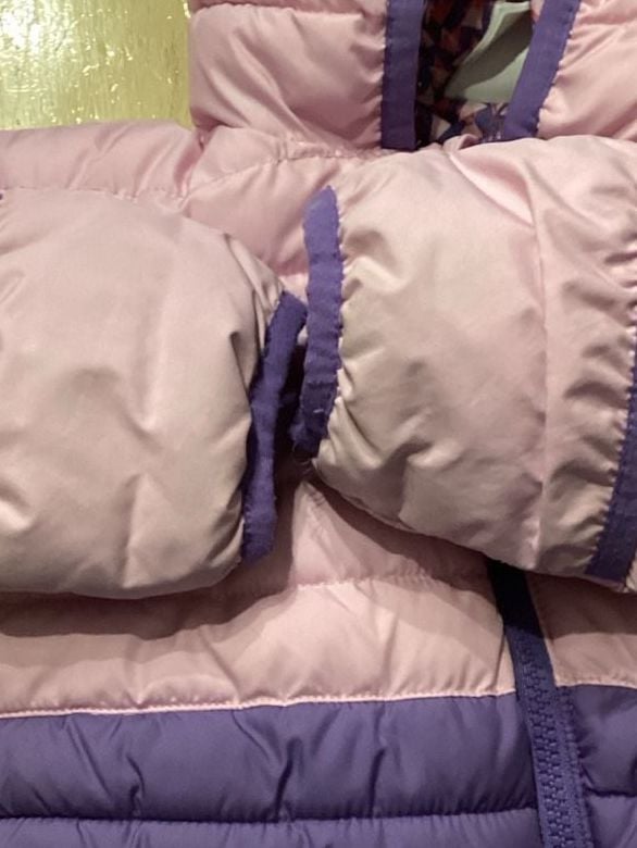 Columbia Powder Lite II Reversible Bunting Size 18-24 Months Pink Purple 5