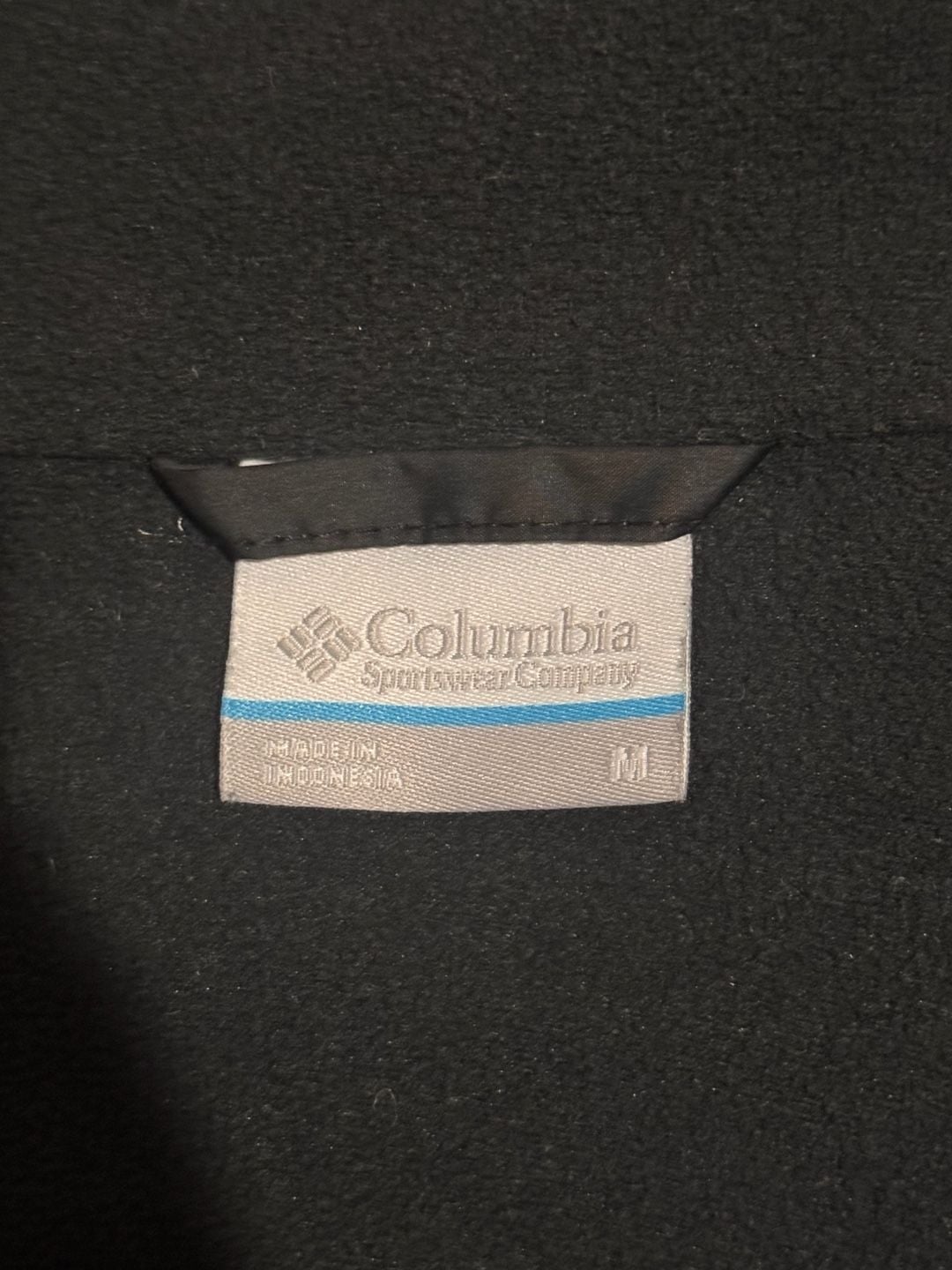 Columbia Lightweight Windbreaker Size M Black Full Zip Hoodie 4