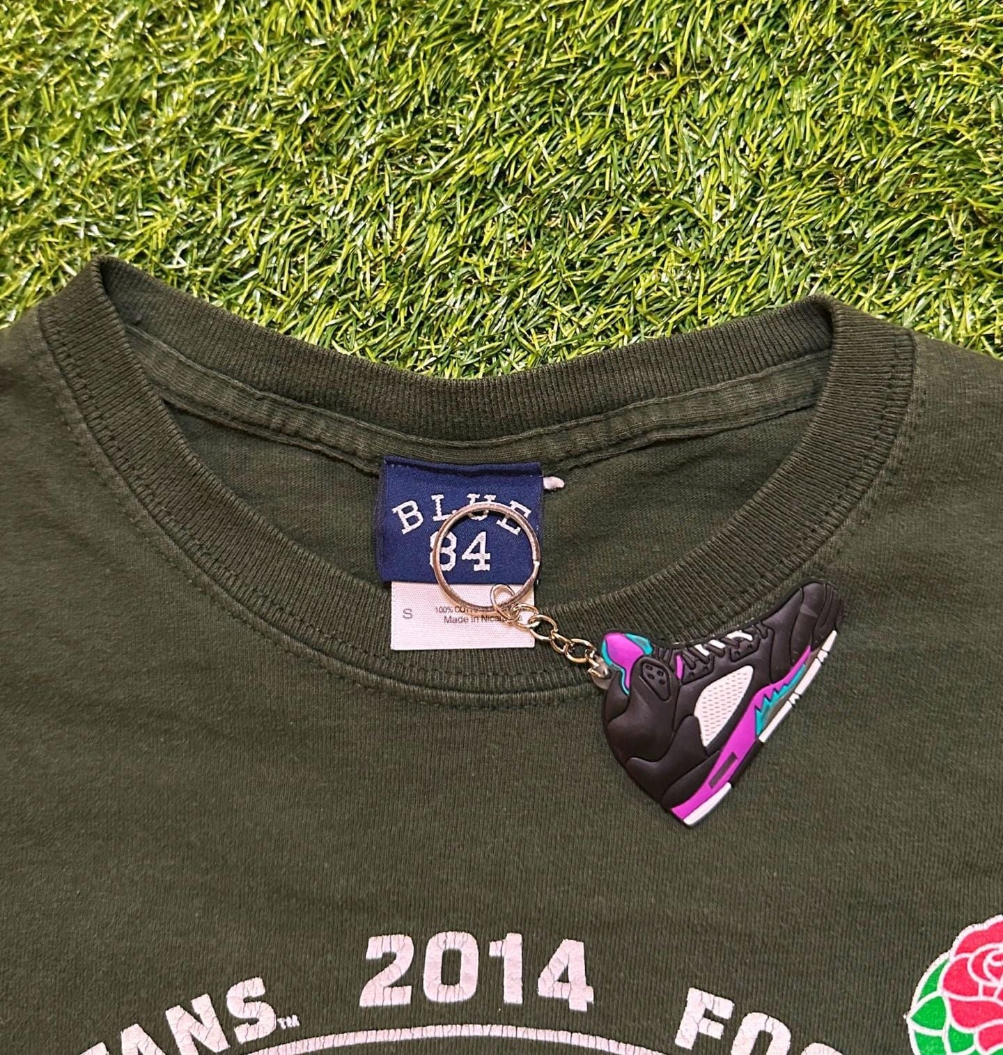 Blue 84 2014 Rose Bowl Game Champions Michigan State T-Shirt 7