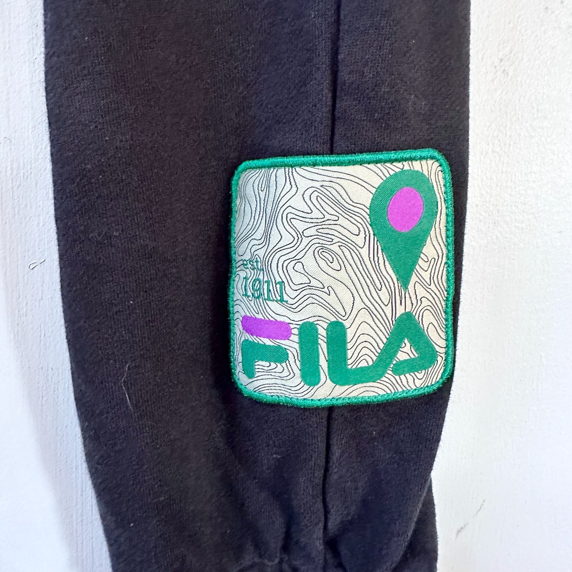 FILA Jogger Sweatpants Black, Size XS, Retro-look 7