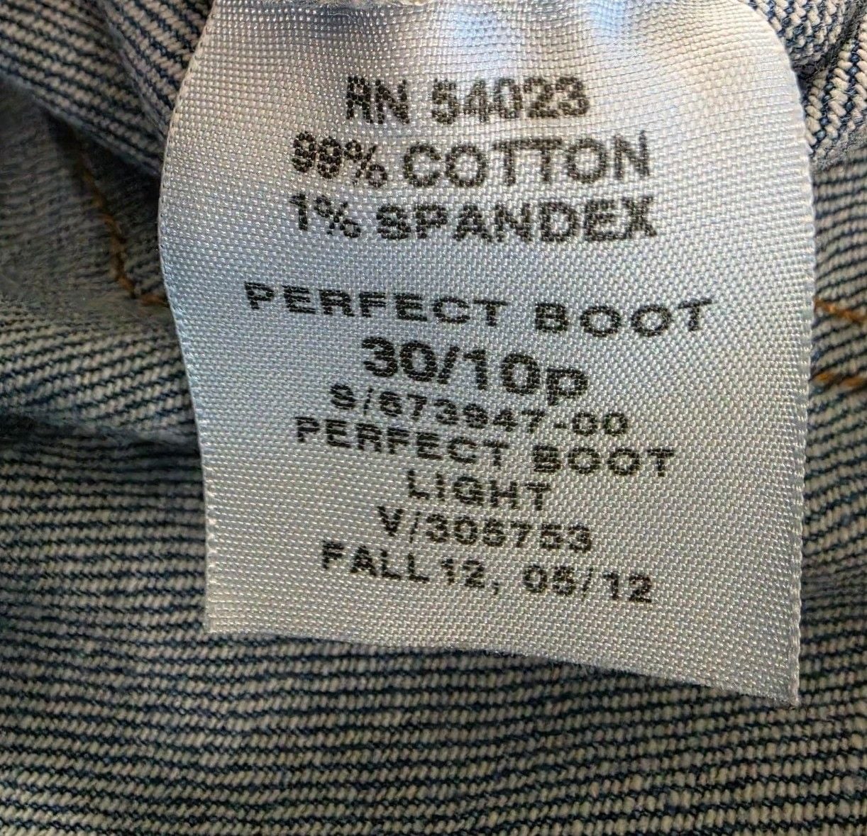 Gap Perfect Boot Jeans Size 30/10p Blue Denim 6