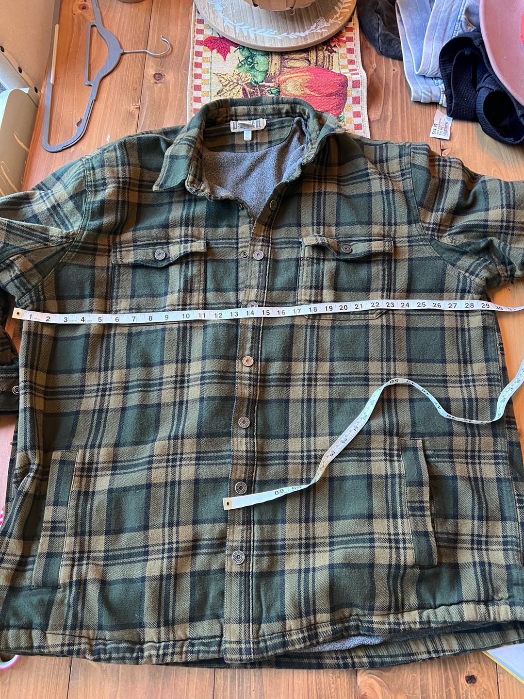 Duluth Trading Co Flapjack Fleece-Lined Shirt Jac Size 3XL Tall 6