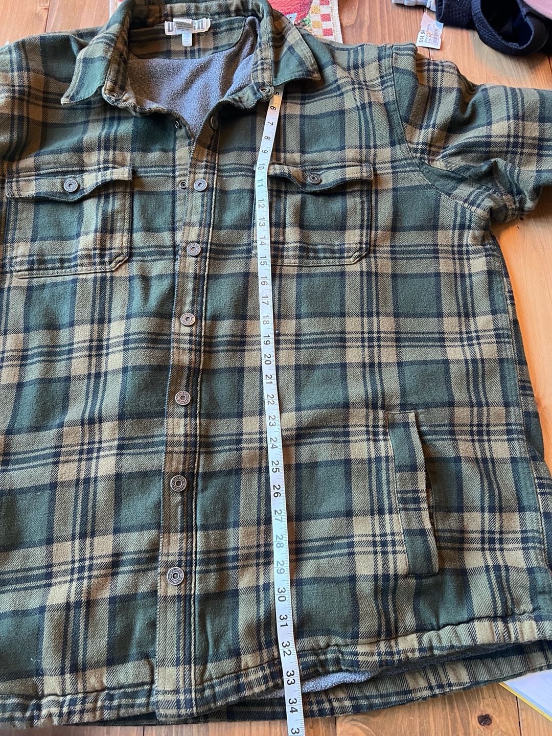 Duluth Trading Co Flapjack Fleece-Lined Shirt Jac Size 3XL Tall 7