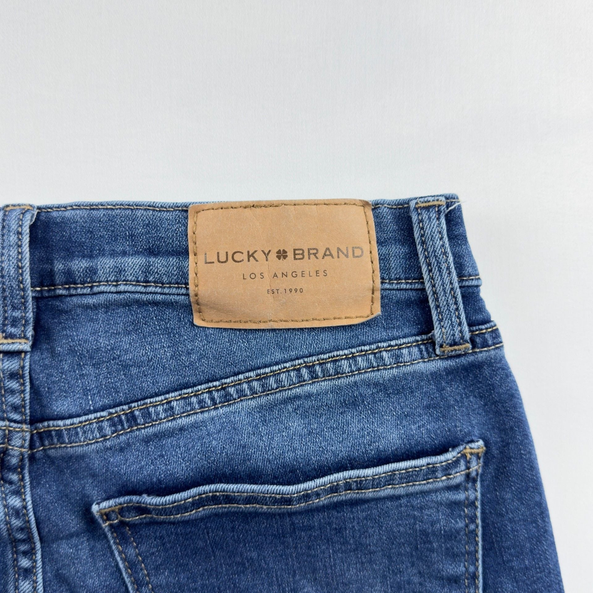 Lucky Brand Jeans Blue Denim Raw Hem 8