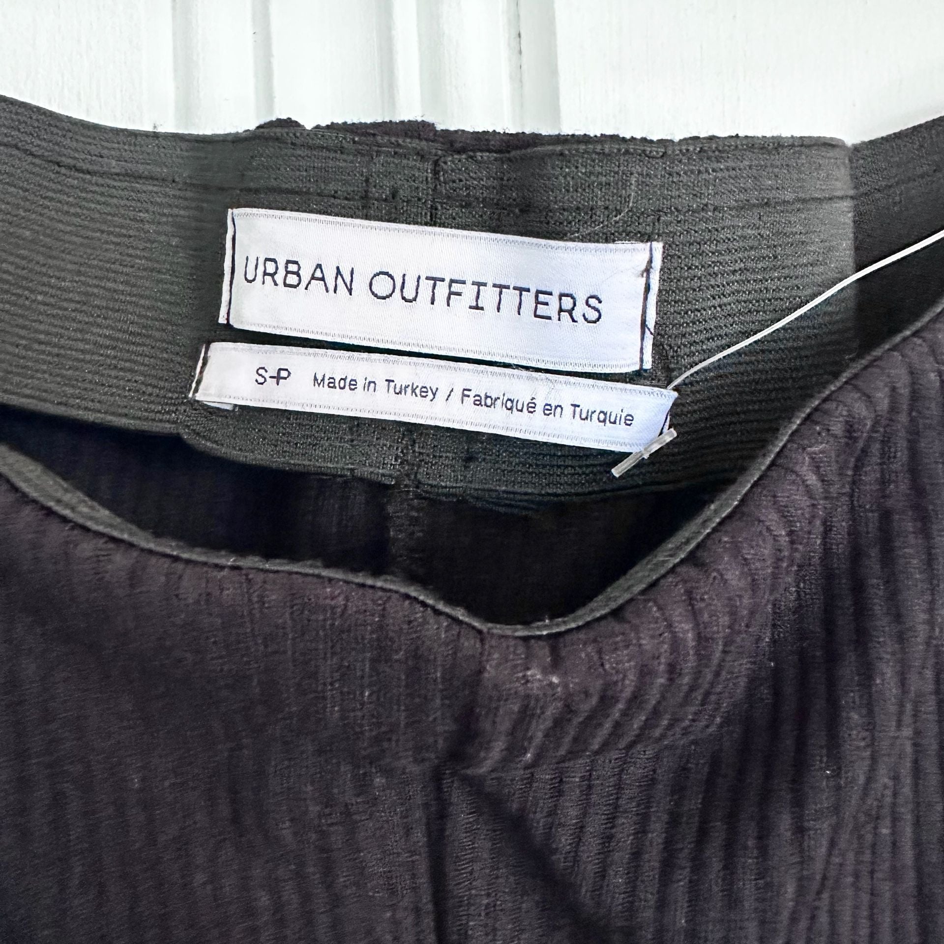NWT Urban Outfitters Ribbed Pants, Size S Black 8