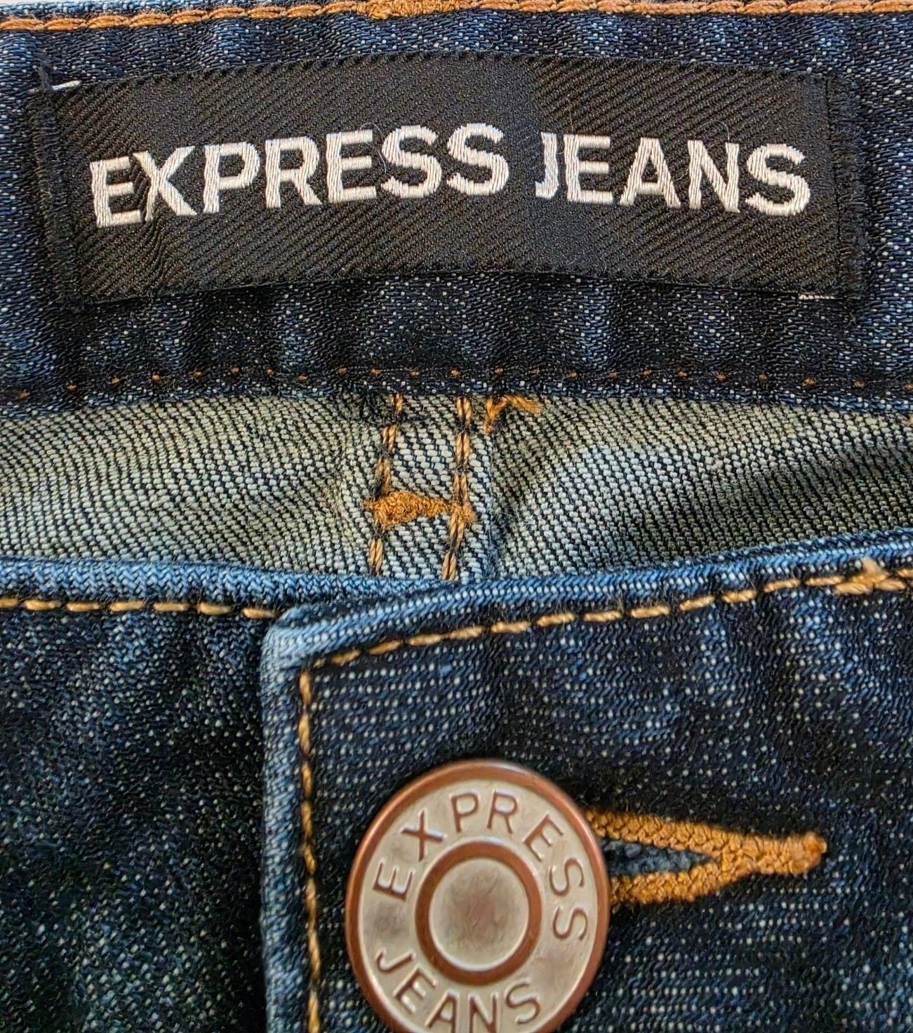 Express Stella Boot Jeans Size 8R Dark Wash Low Rise 4