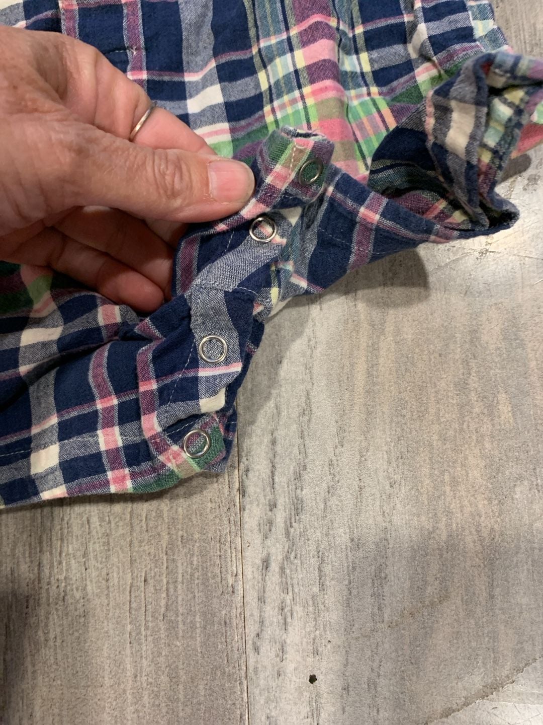 Polo by Ralph Lauren Plaid Romper Size 6-12M (1) 5