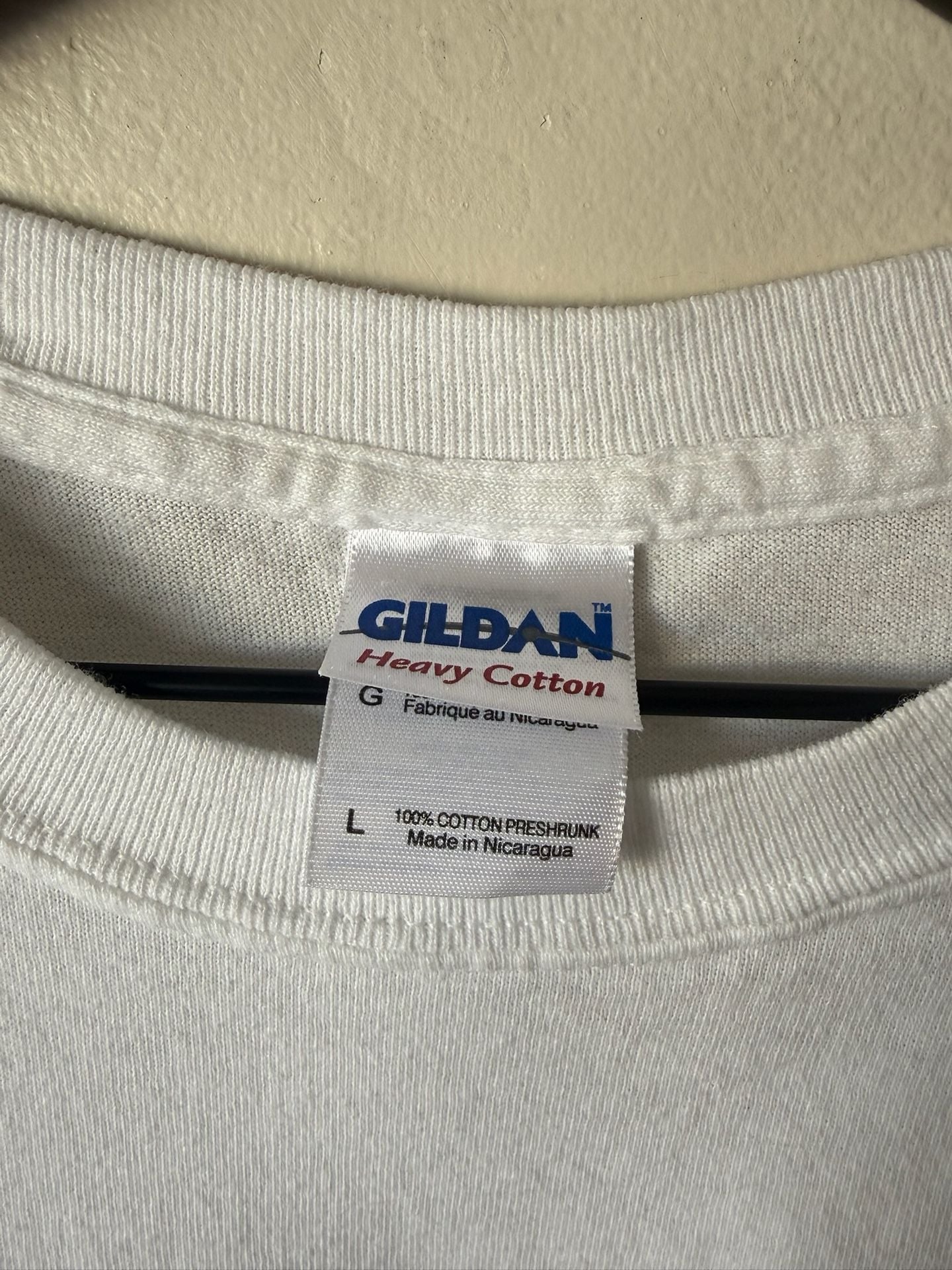 Gildan The Bastard Is Dead Osama Bin Laden T-Shirt Size L White 3