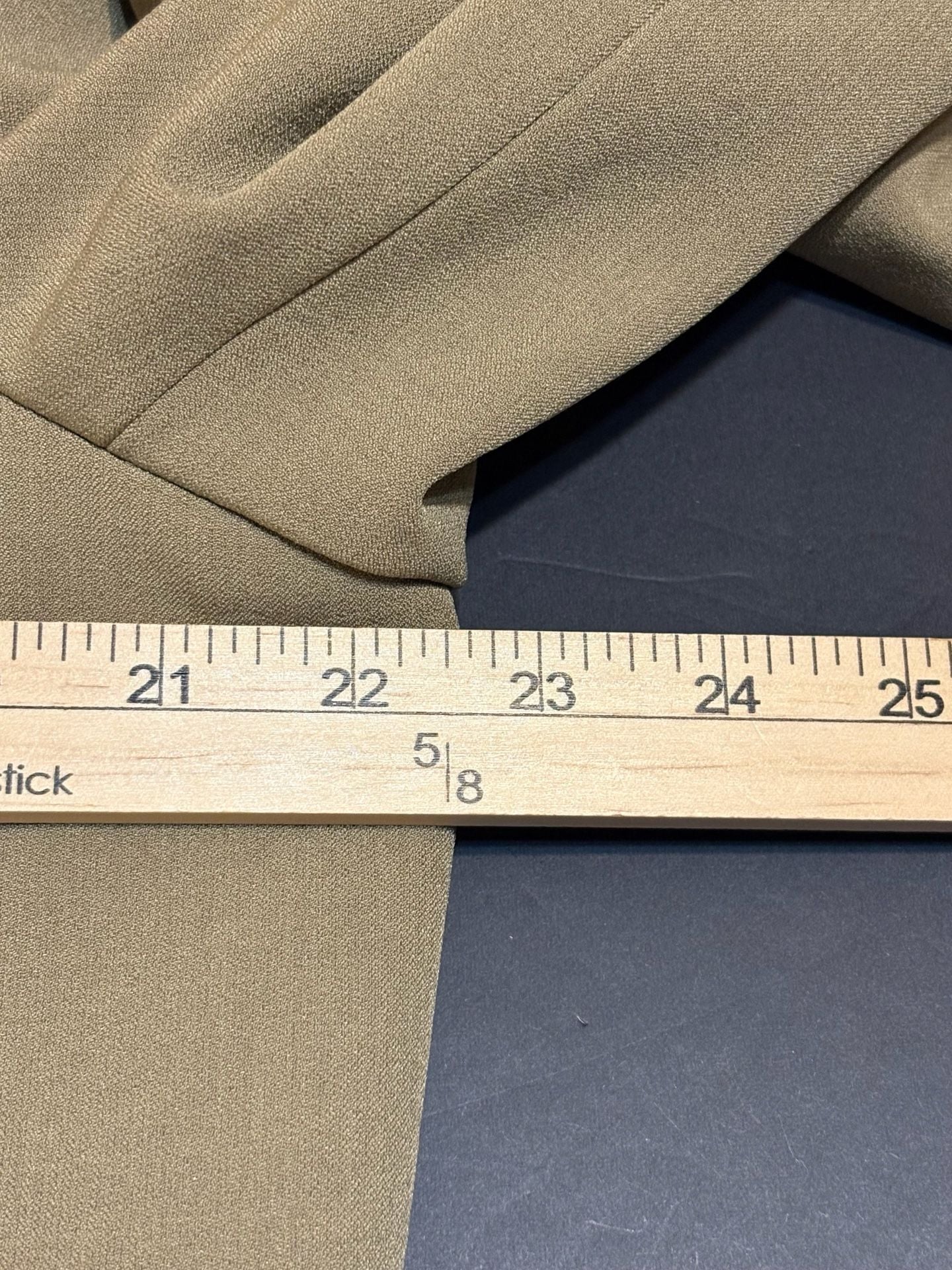 Kasper Full Zip Jacket Tan Poly Blend 6