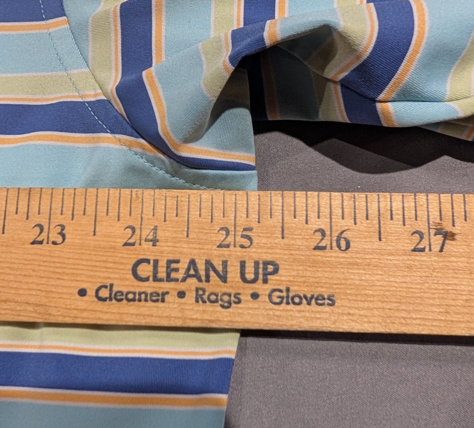 Peter Millar Summer Comfort Polo Shirt Size XL Blue Striped Golf Preppy 6