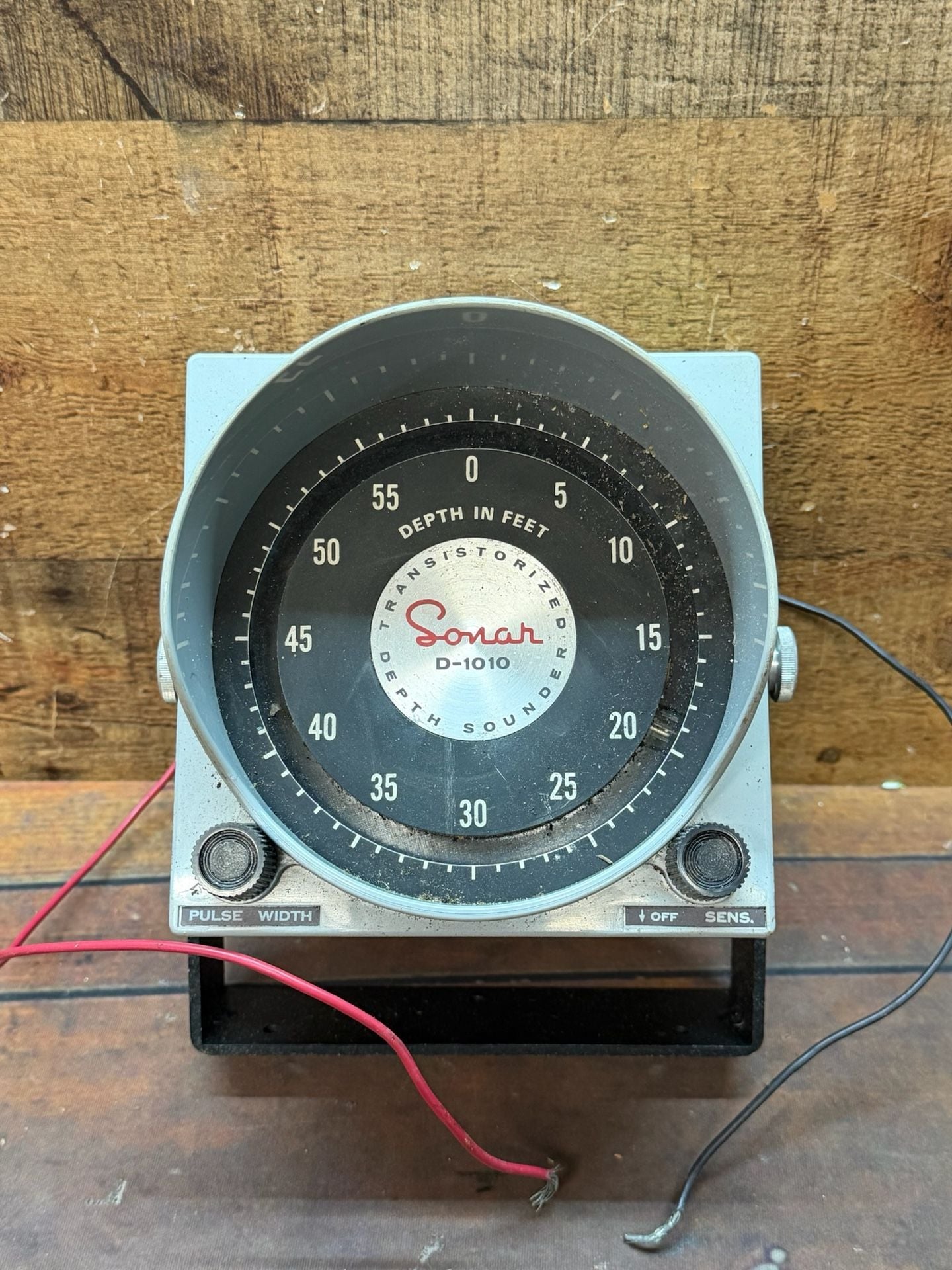 Sonar Radio Corp Depth Sounder D-1010 Vintage Marine Transistorized 1