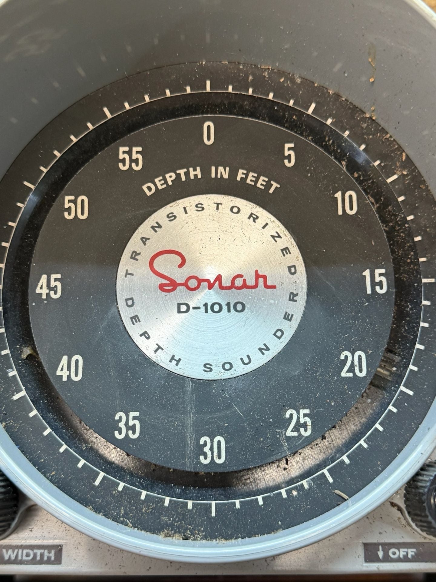 Sonar Radio Corp Depth Sounder D-1010 Vintage Marine Transistorized 2