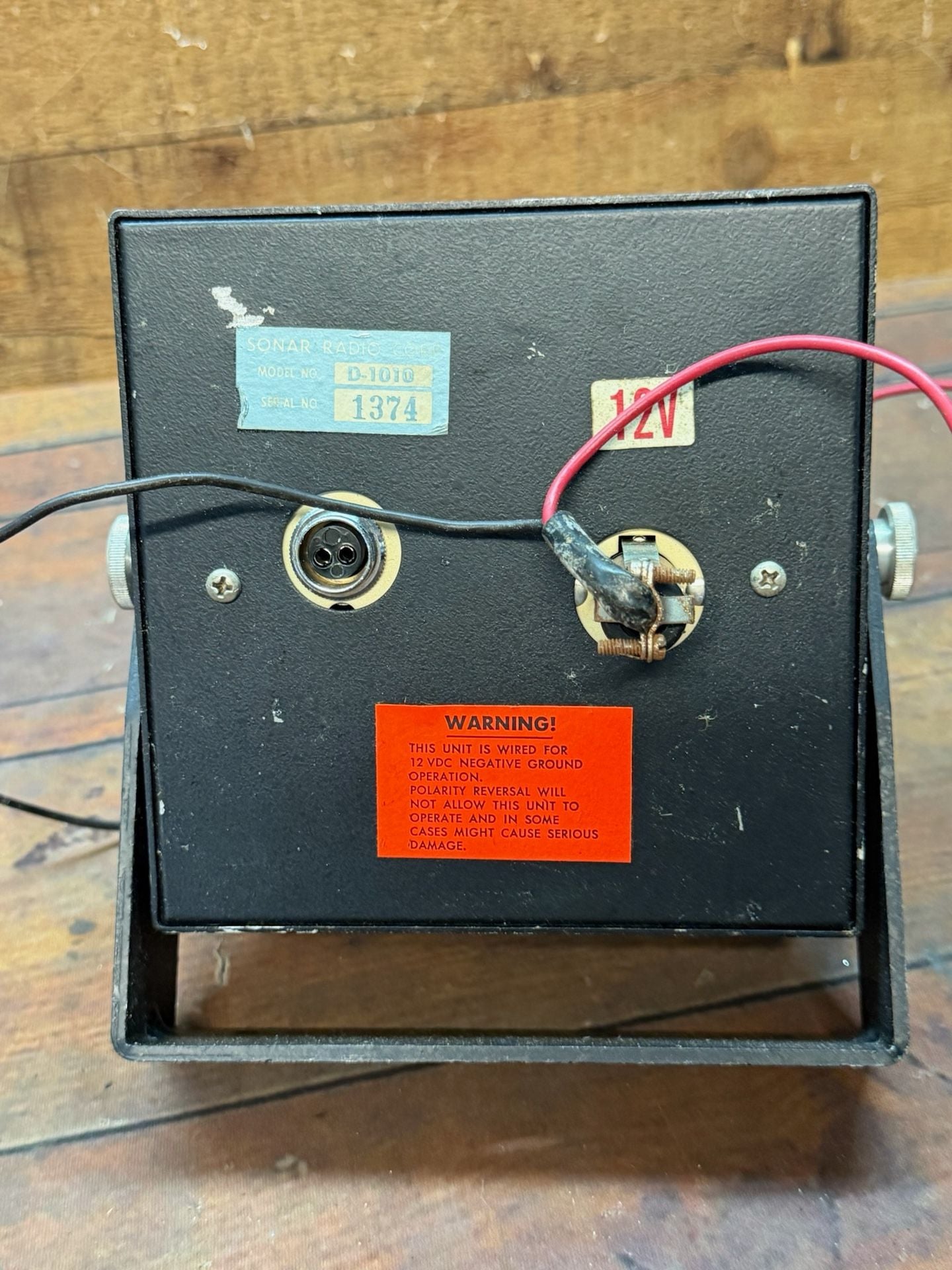 Sonar Radio Corp Depth Sounder D-1010 Vintage Marine Transistorized 3