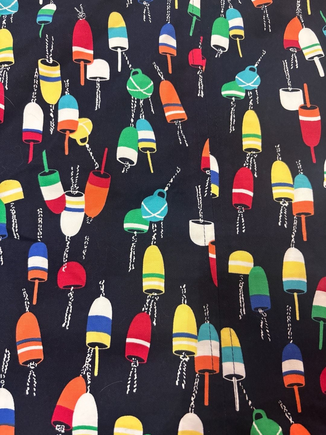 Talbots Buoy Print Skirt Size 6P Navy Blue Multicolor Nautical 4