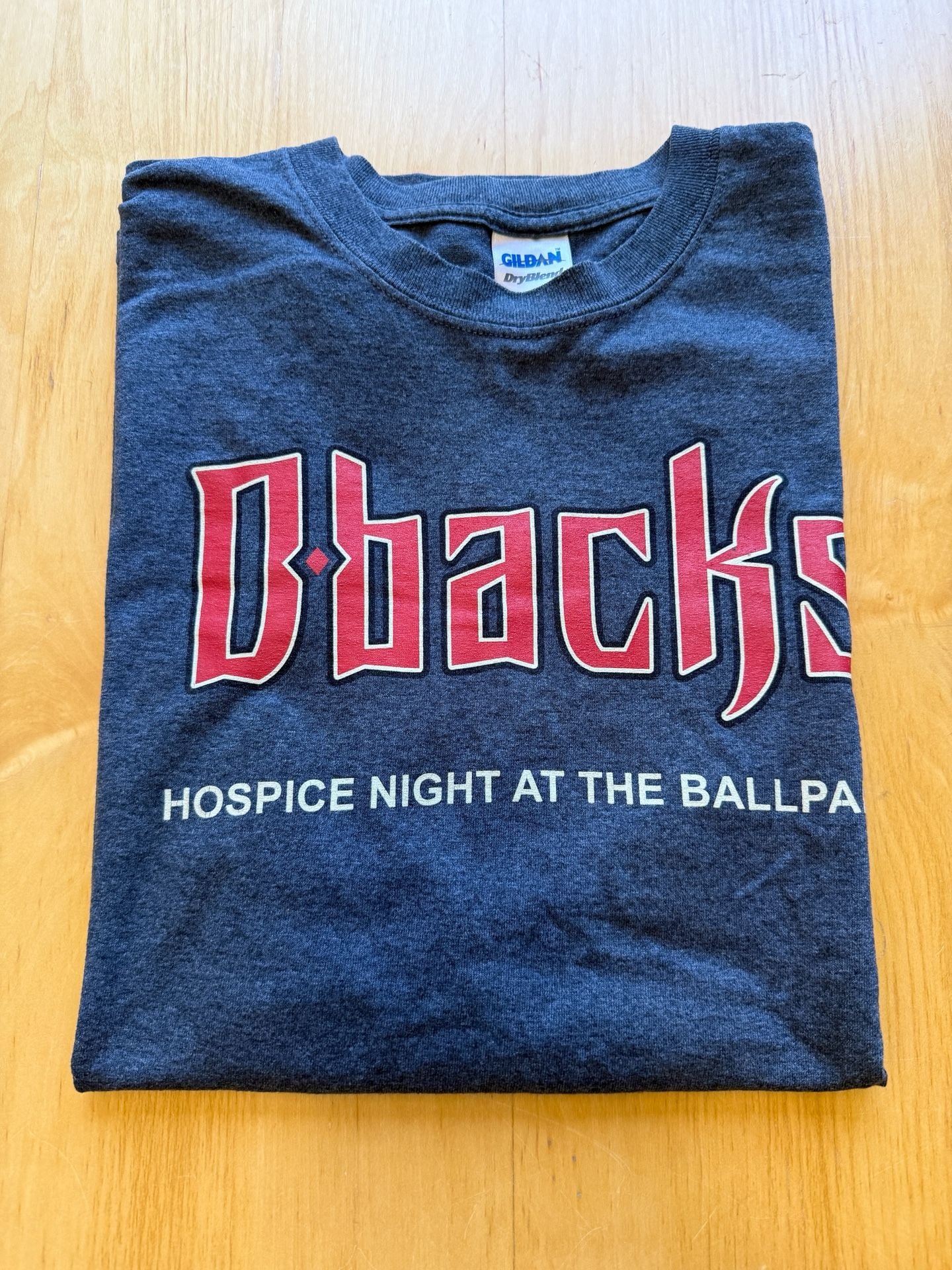 Gildan Arizona Diamondbacks T-Shirt Size XL Hospice Night at the Ballpark 2