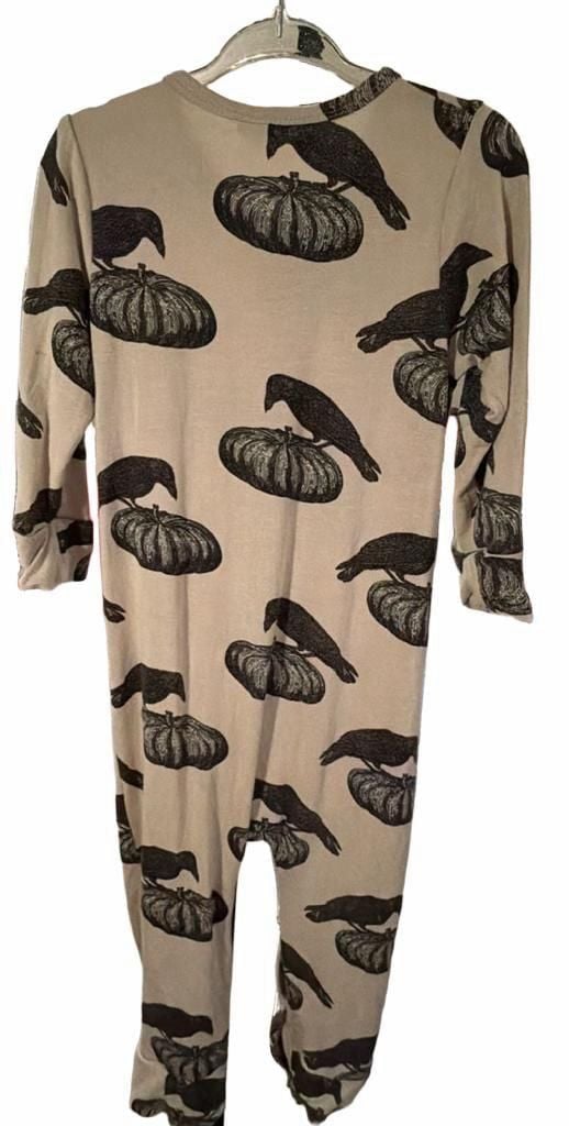 Kate Quinn Romper Size 2t Pumpkin Crow Halloween Modal 4