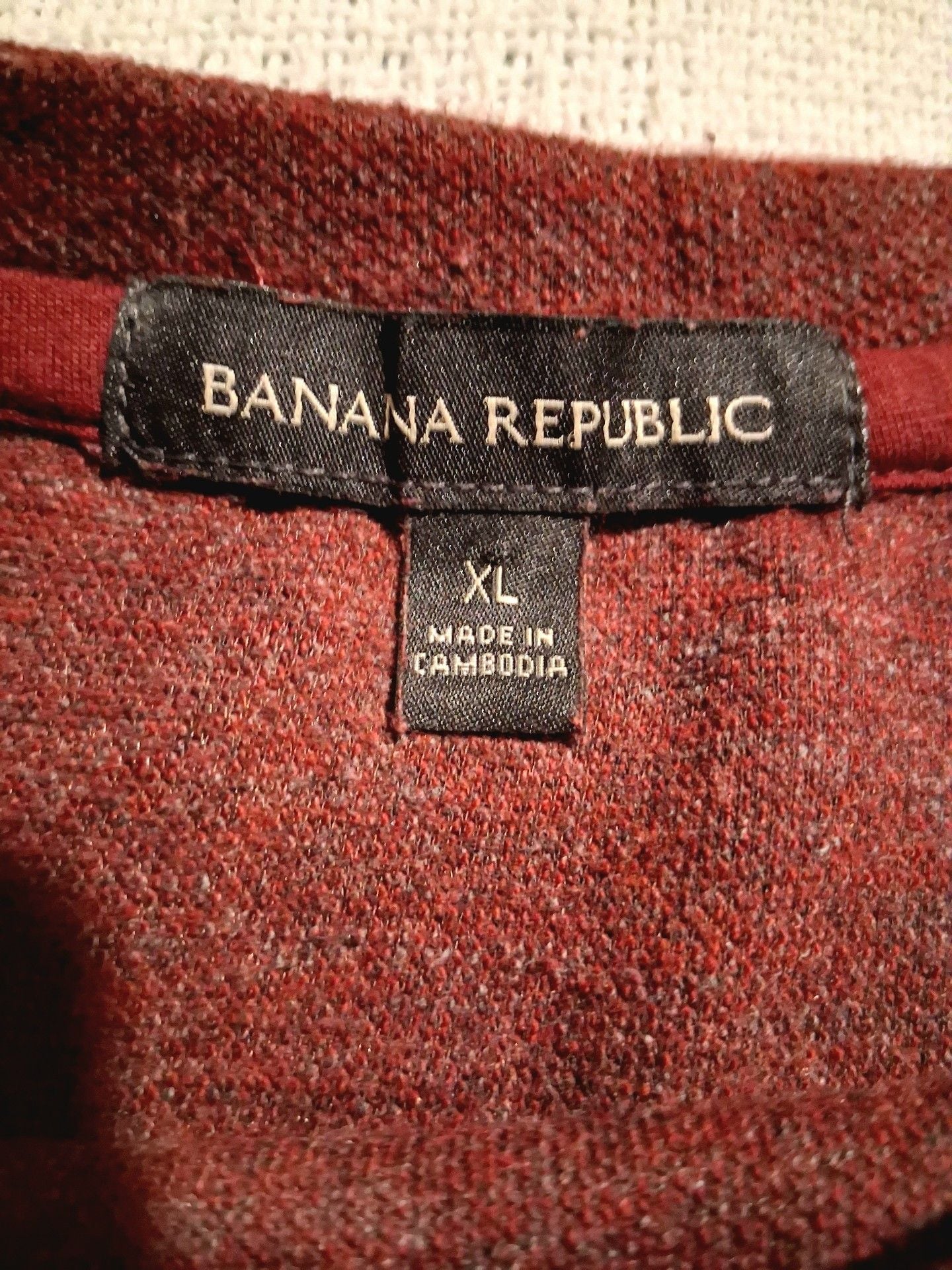 Banana Republic Crewneck Sweatshirt Red 3