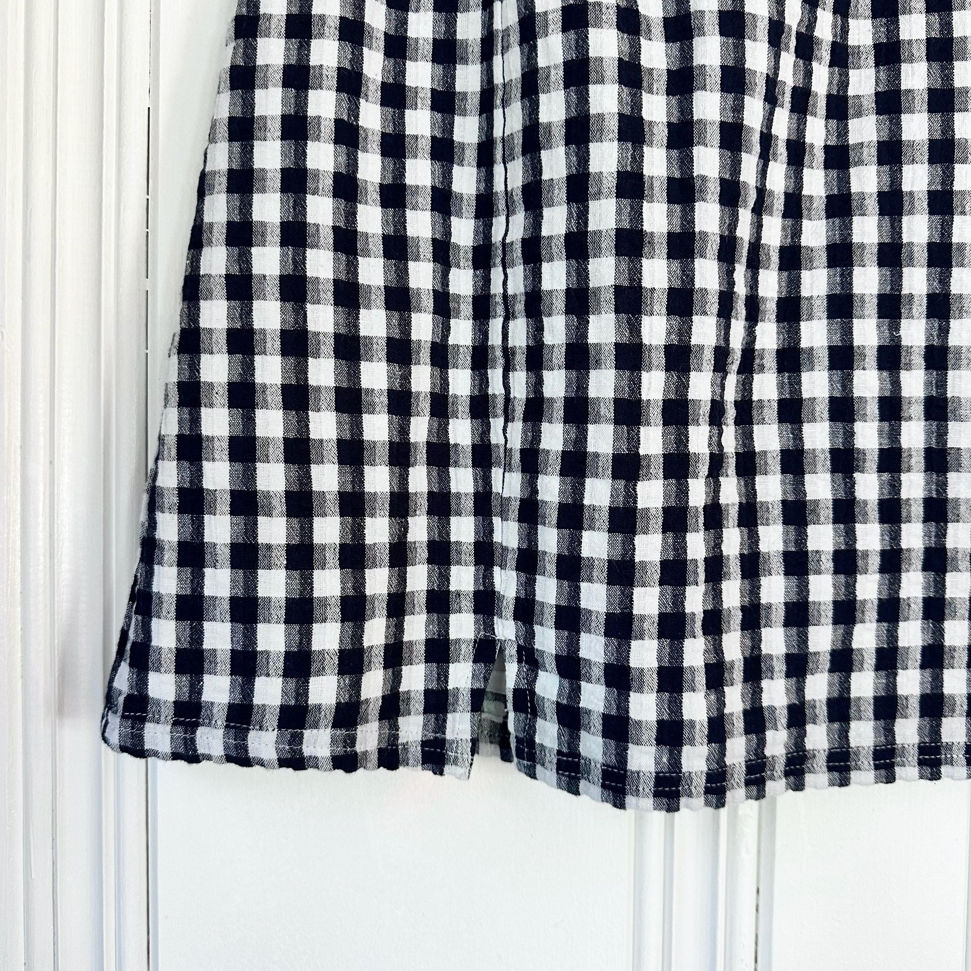 NWT American Eagle Black & White Gingham XXS Skirt 6