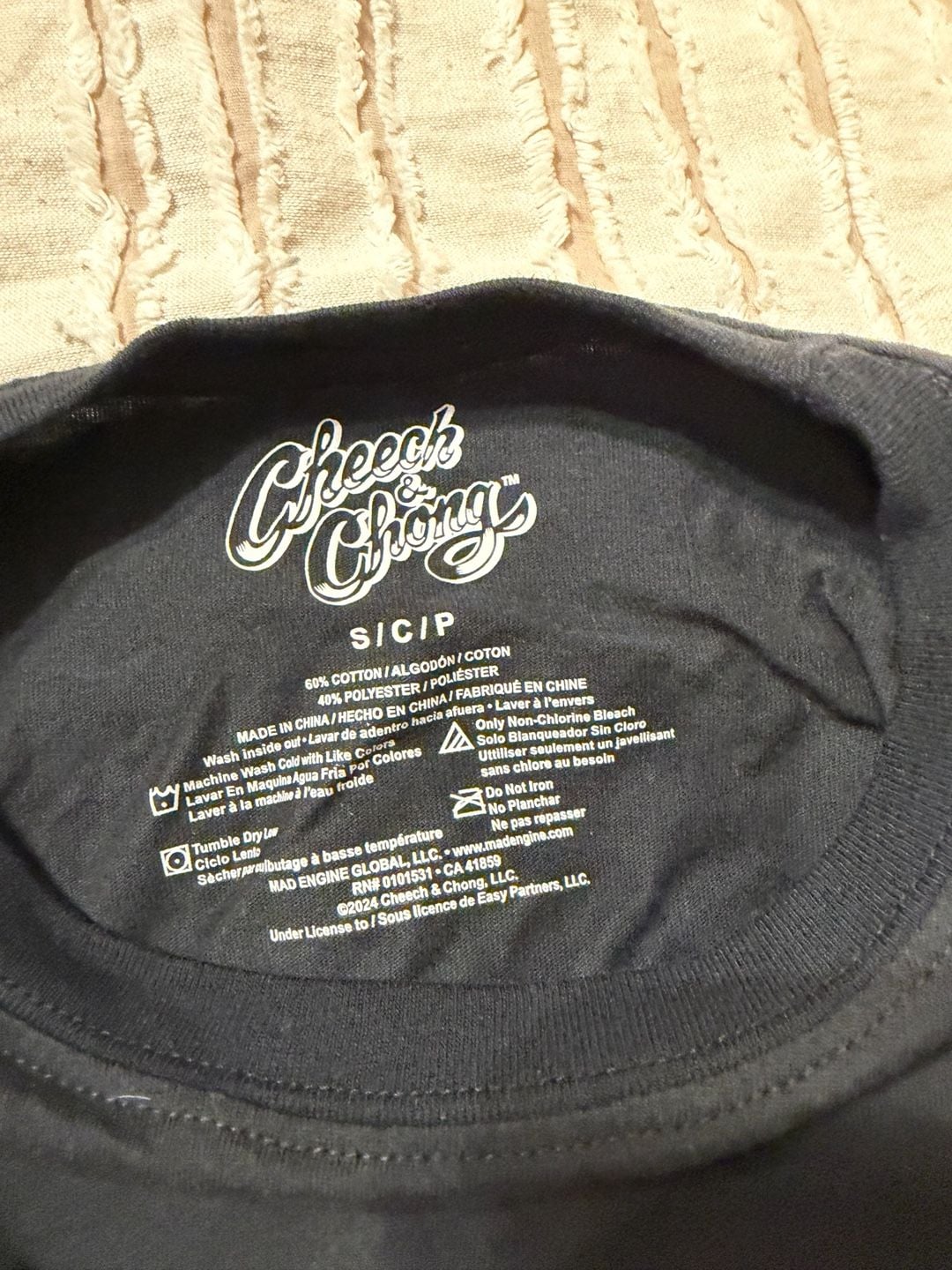 Cheech & Chong Think Green Muscle Shirt Size S Black Graphic Tank Top 3