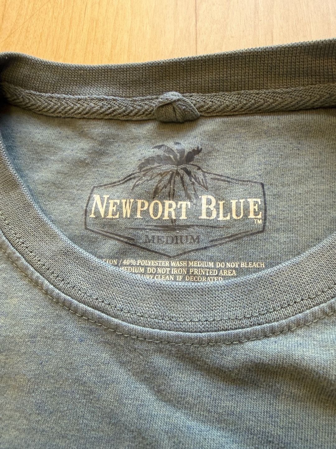 Newport Blue Golf T Shirt Size Medium Funny Drinks 19th Hole 4