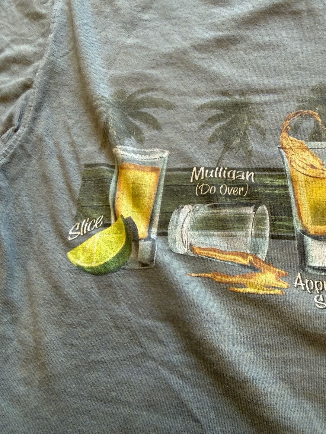 Newport Blue Golf T Shirt Size Medium Funny Drinks 19th Hole 6
