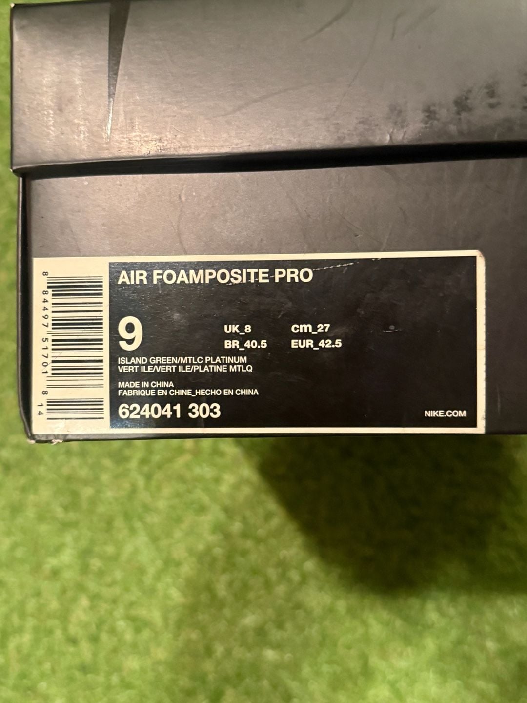 Nike Air Foamposite Pro Size 9 Island Green 7