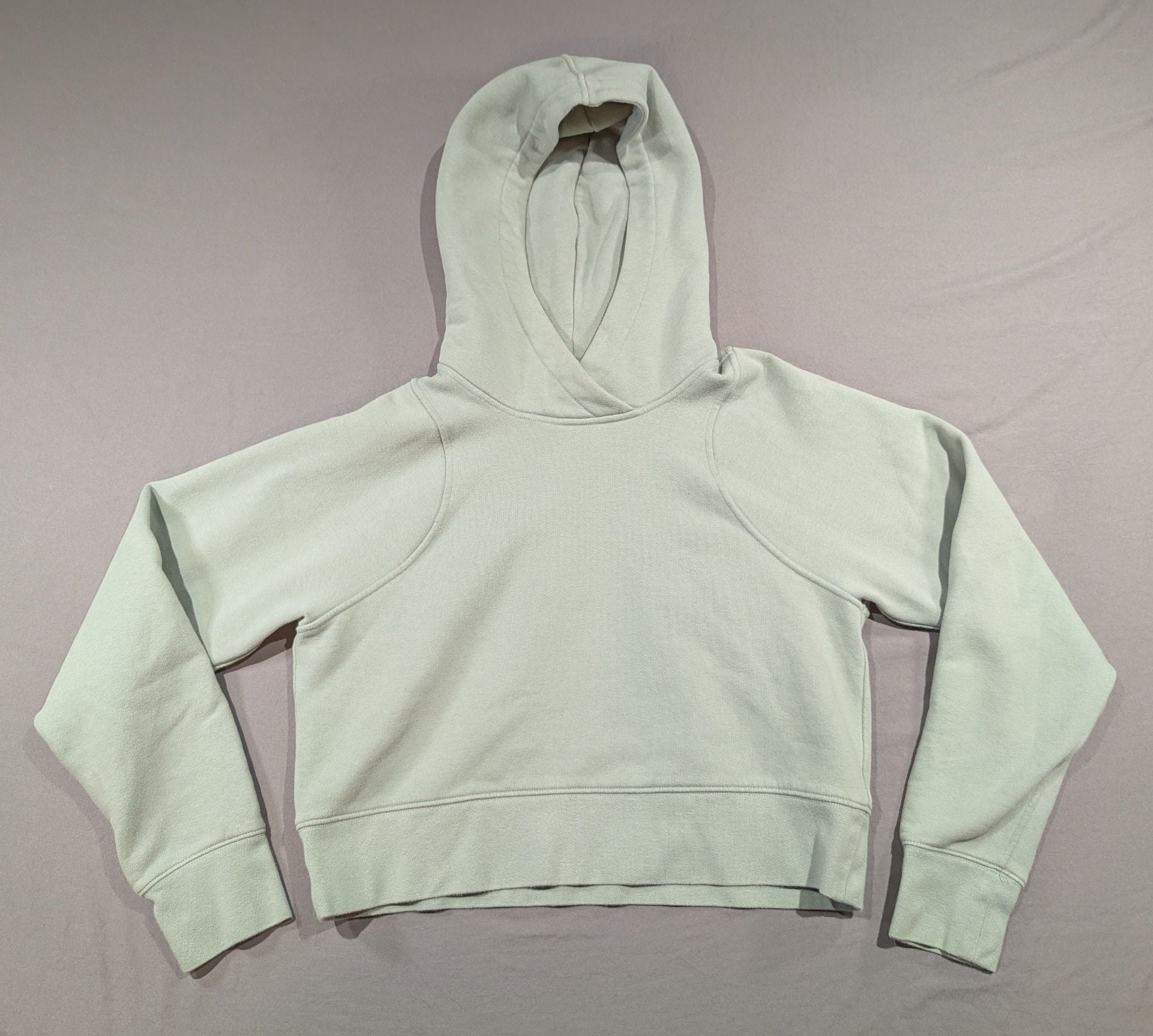 Lululemon Scuba Oversized 1/2 Zip Hoodie Xl Sz S Sage Green Cotton, Super Cute 2