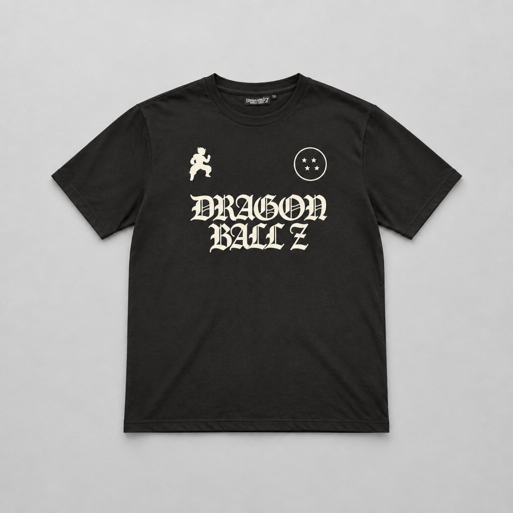 Dragon Ball Z Super Saiyan T-Shirt Size XL Black Graphic Tee 2