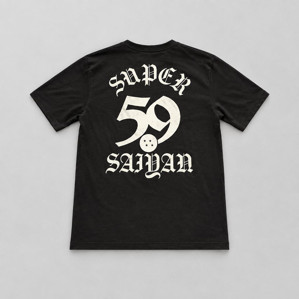 Dragon Ball Z Super Saiyan T-Shirt Size XL Black Graphic Tee 5