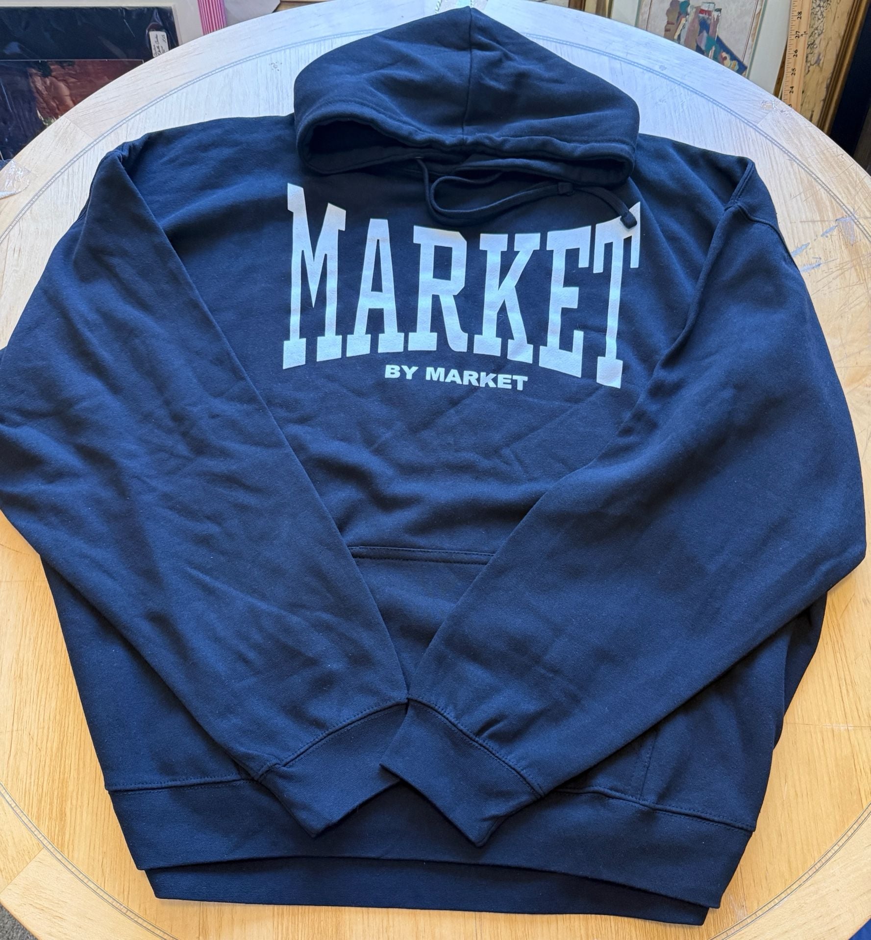 Market Studios Hoodie XXX-Large Black Market By Market Pullover Sweatshirt 2