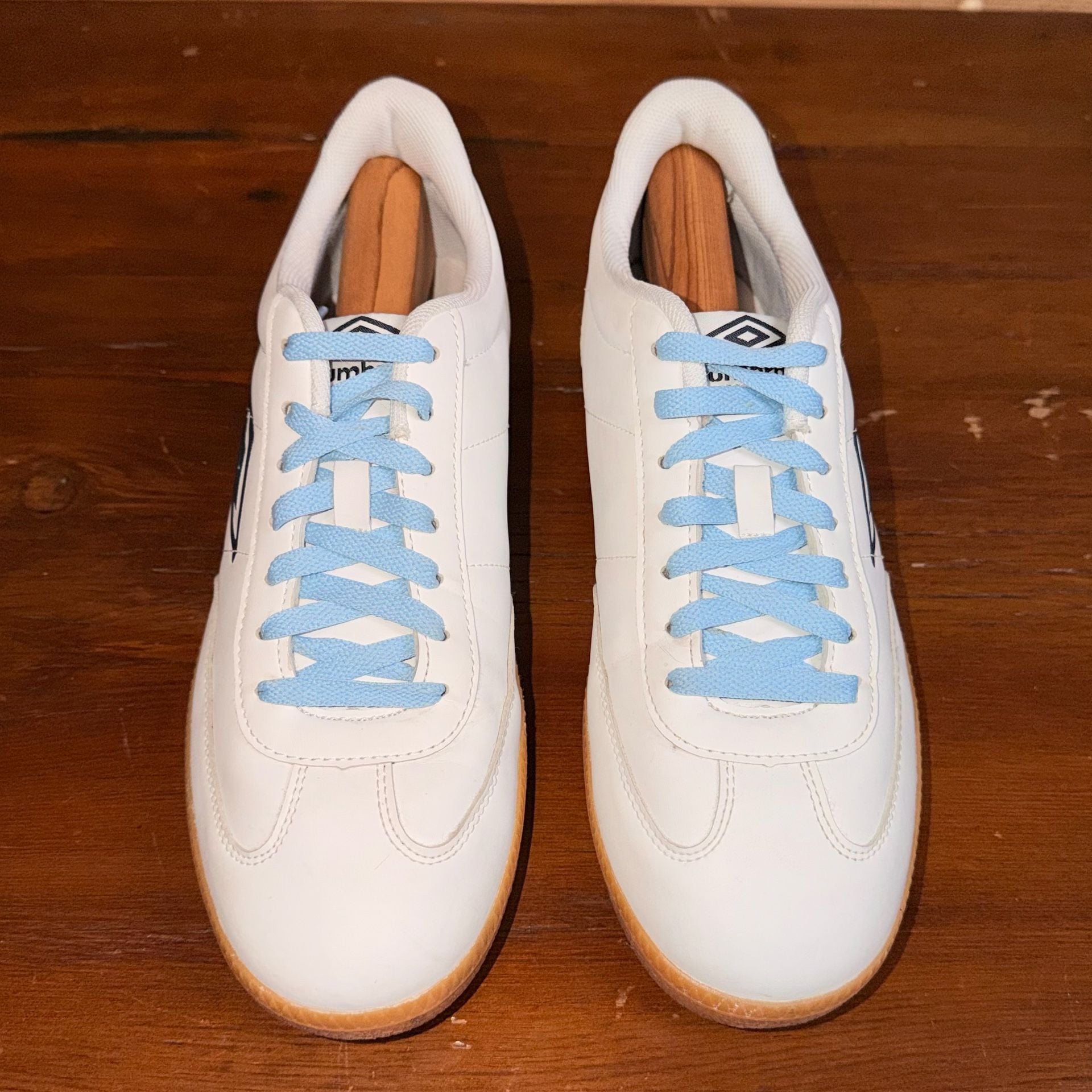 Umbro Regent SL White Navy Light Gum Shoes 4