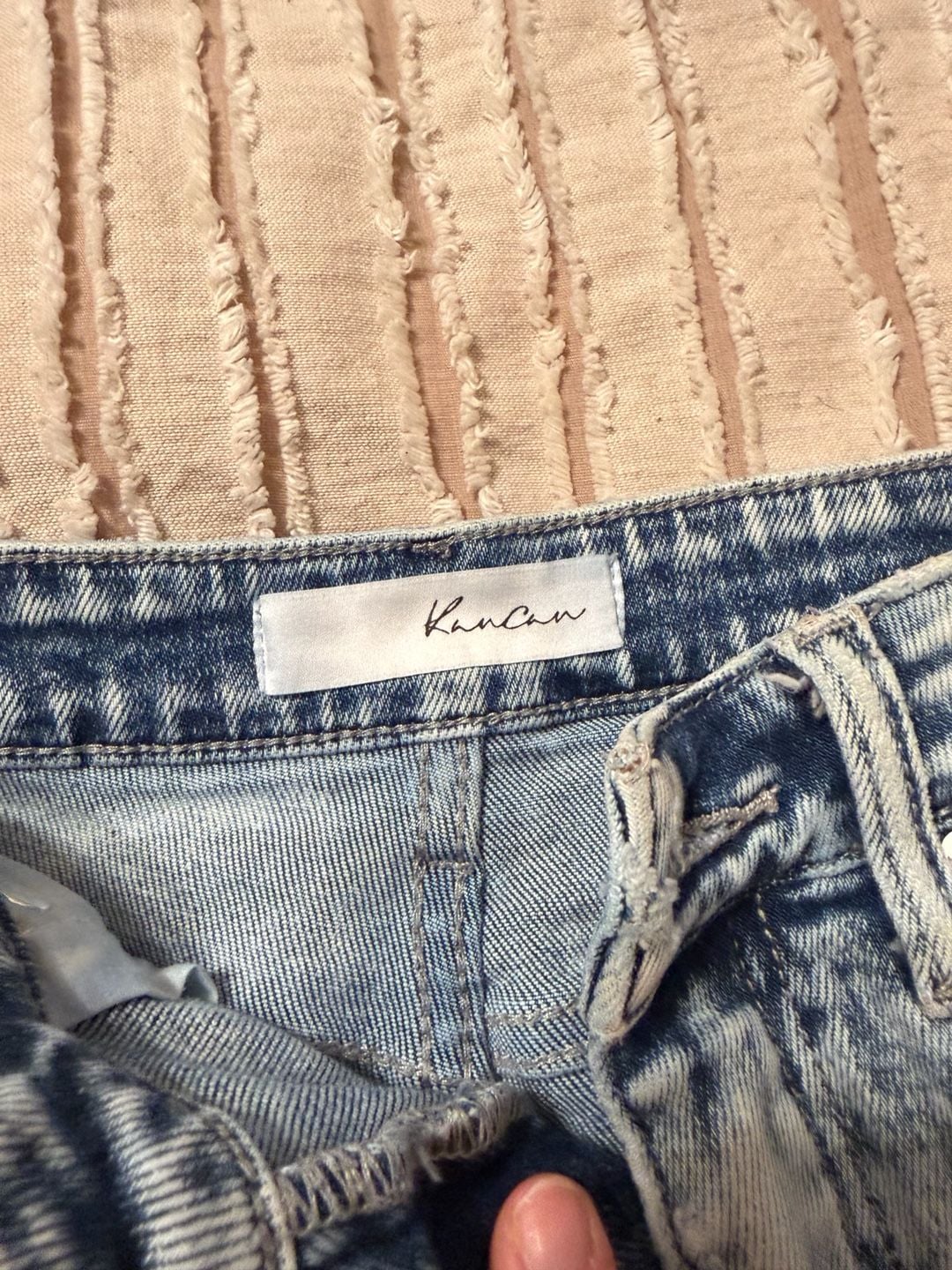 KanCan Distressed Denim Shorts Light Wash 4