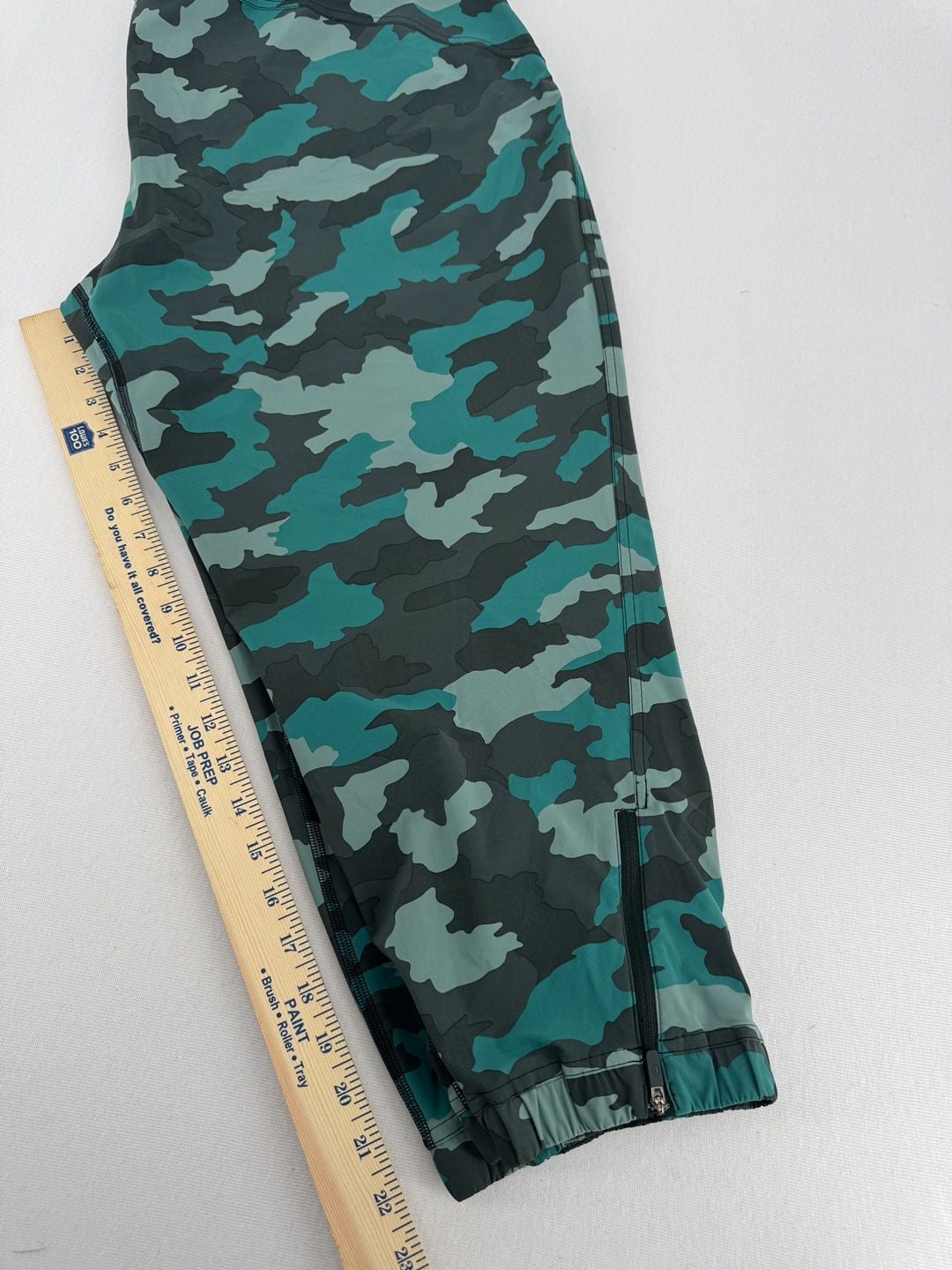 Lululemon Jogger Pants Size 14 Teal Camo 5