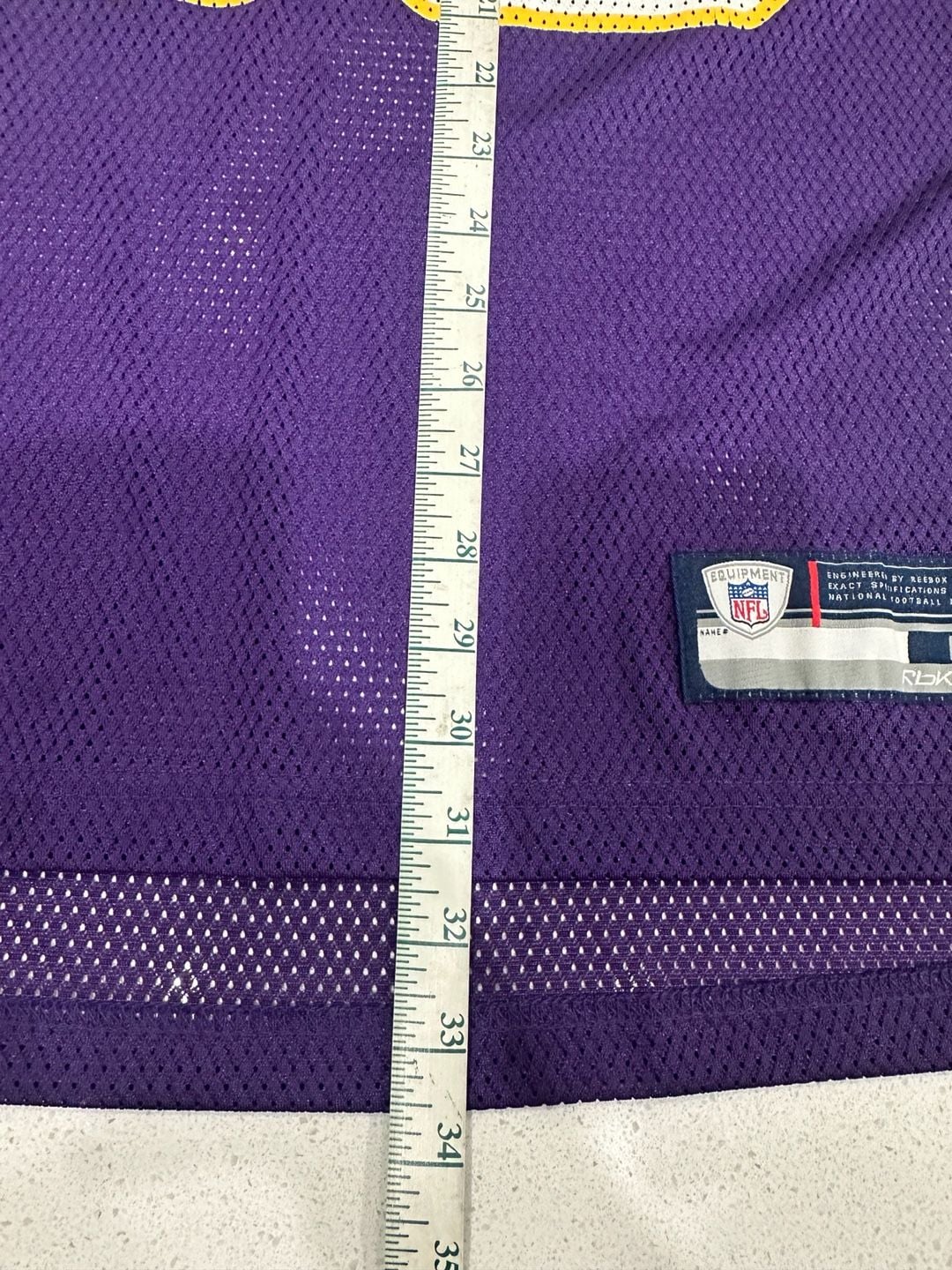 Reebok NFL Minnesota Vikings Sidney Rice 18 Jersey Size L 11