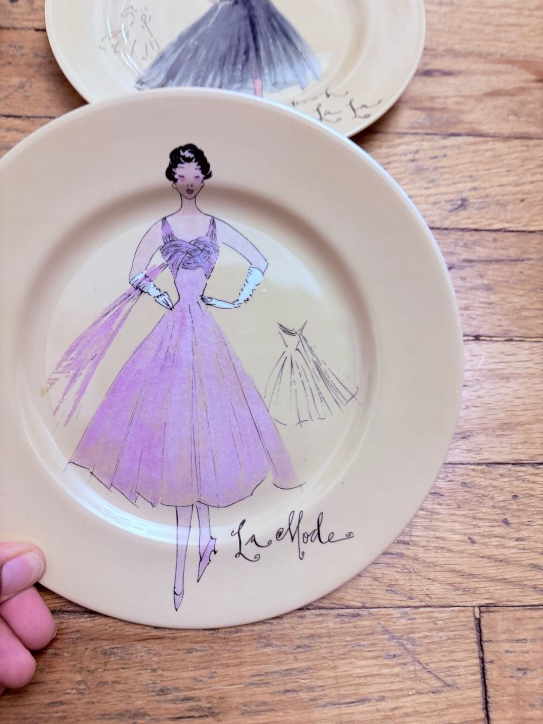 Fashion Plates Set of 4 Dessert Plates Made in Italy 4