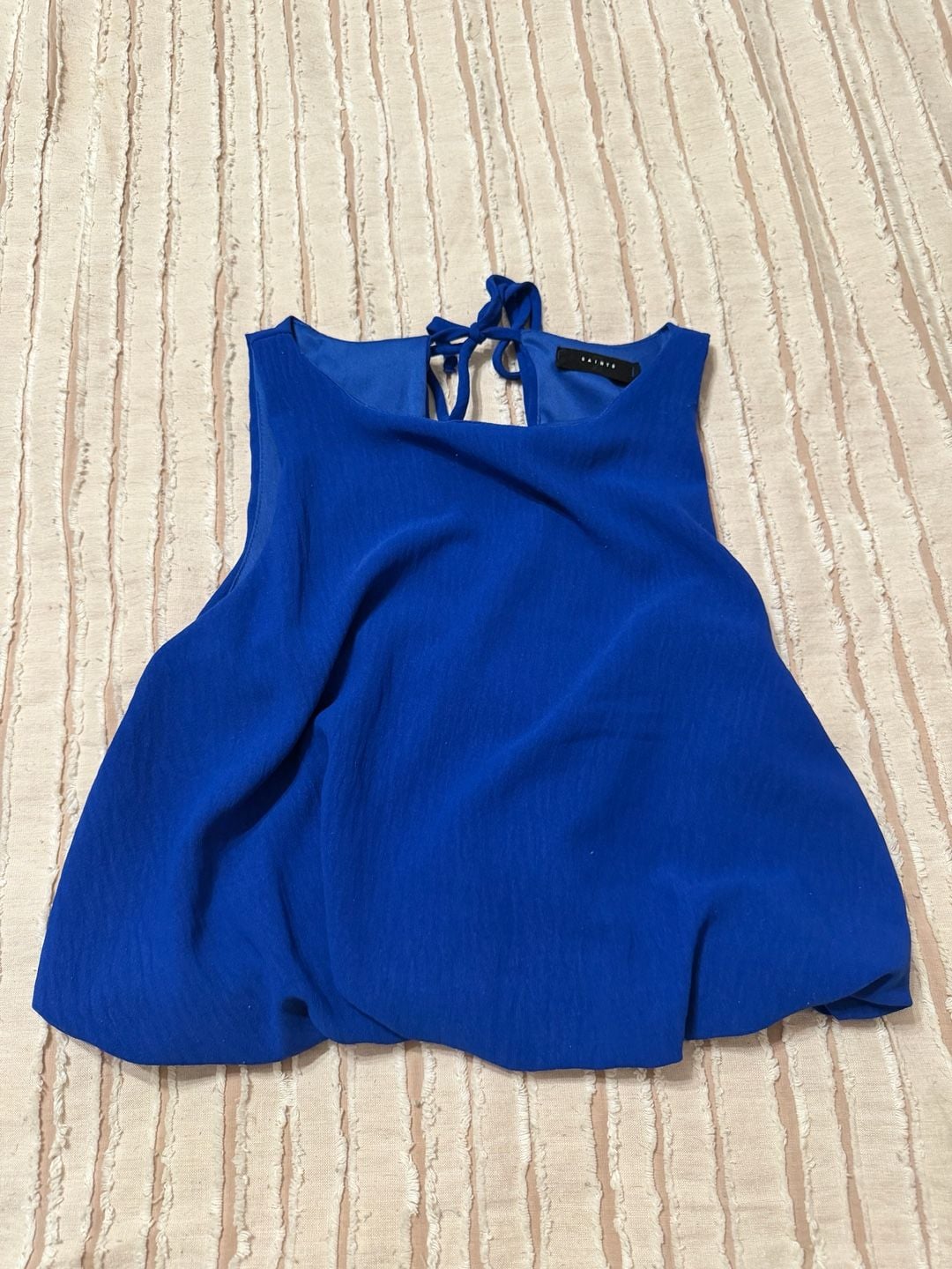 Saints Jumpsuit Size 2 Blue Halter Neck Two Piece Set 2