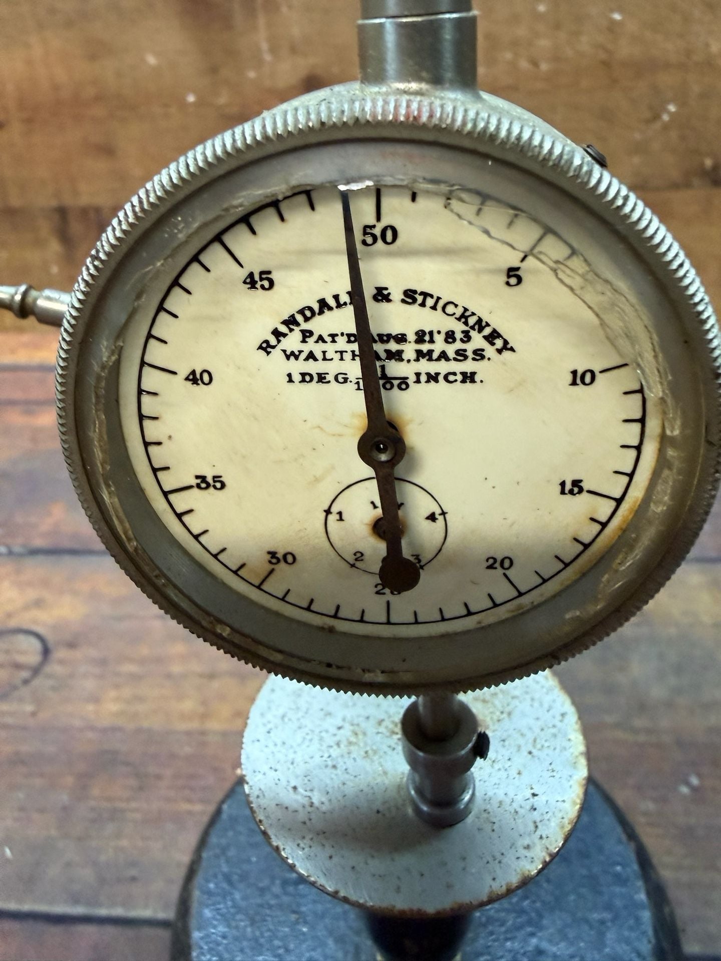 Randall & Stickney Dial Indicator Thickness Gauge Waltham Mass. 2