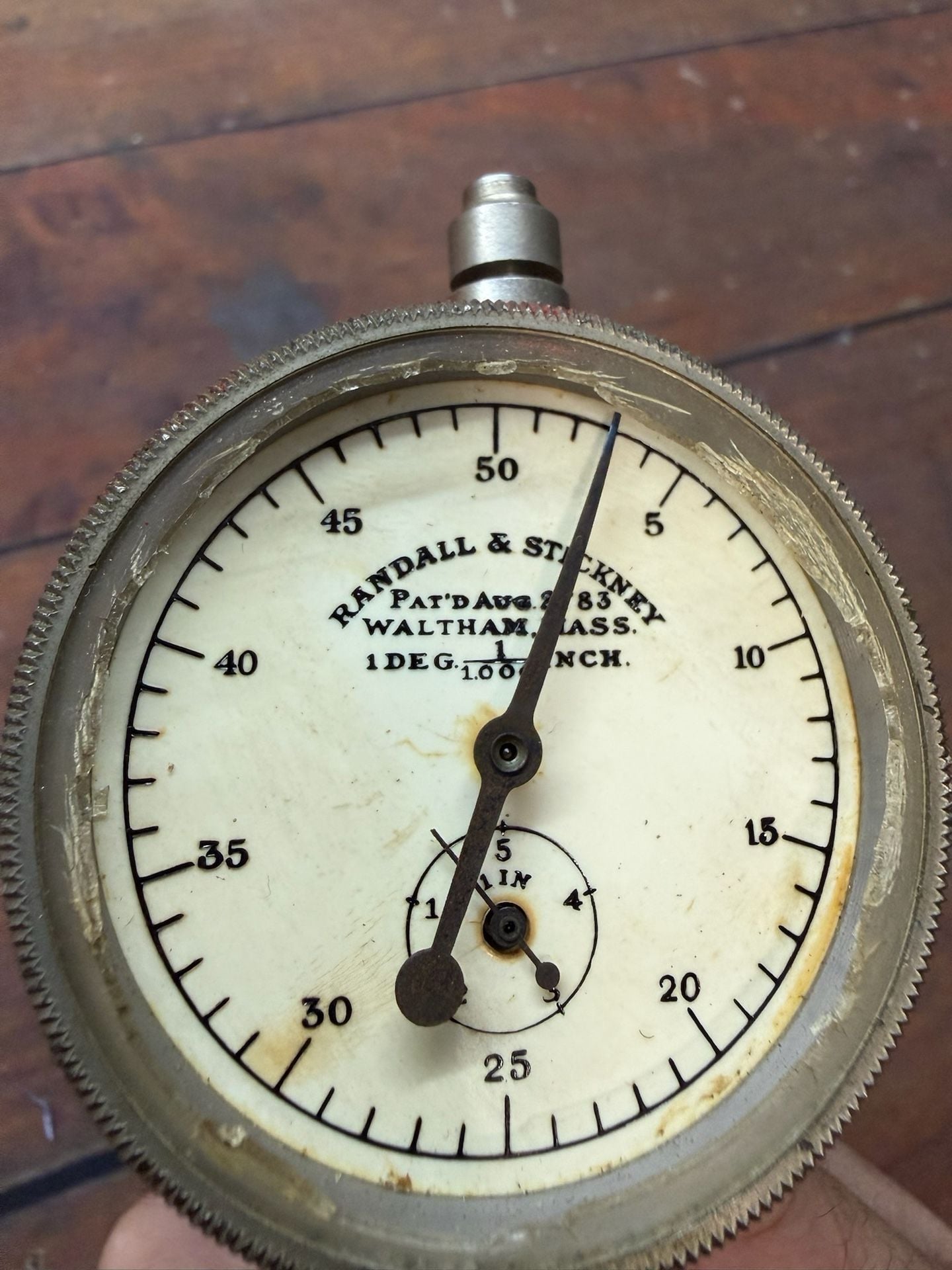 Randall & Stickney Dial Indicator Thickness Gauge Waltham Mass. 7