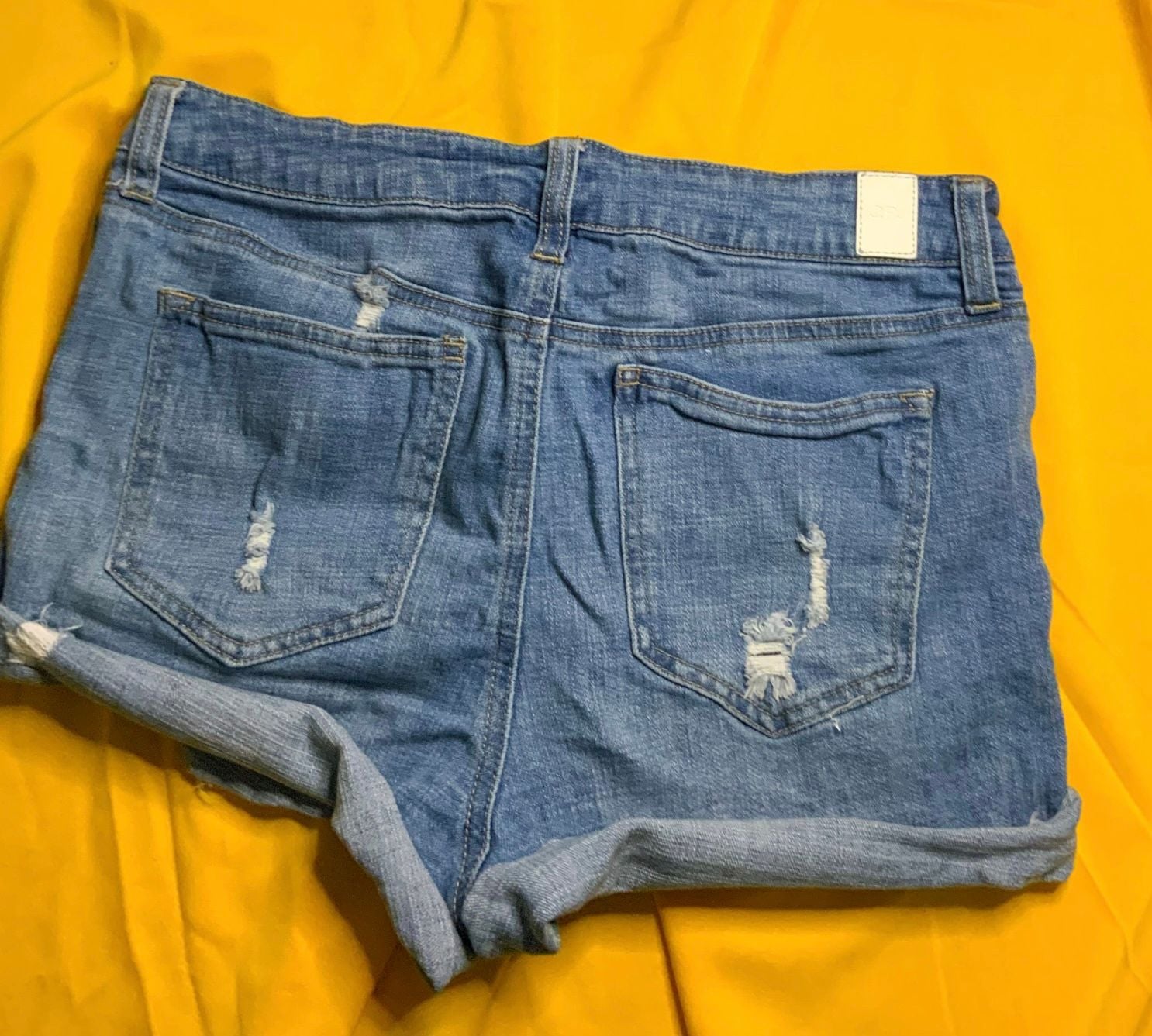 Cp Jeans Shorts Juniors Size 7 Studded Distressed 4