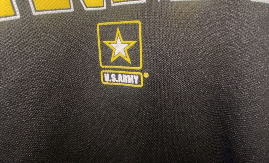 US Army Black Yellow Graphic Hoodie Sweatshirt 6