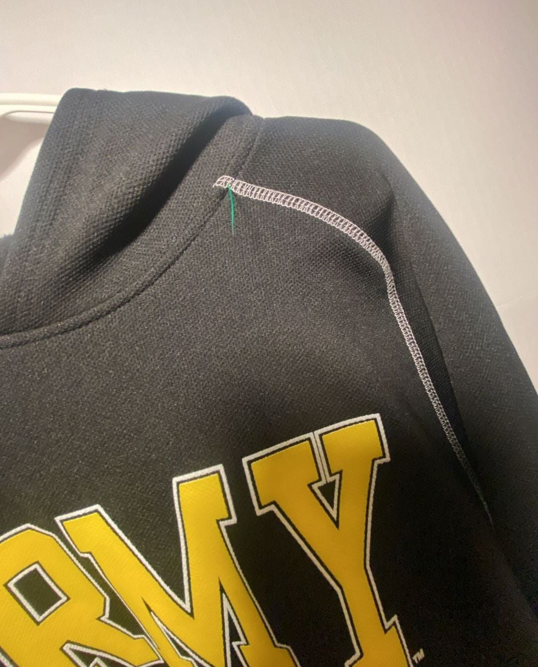 US Army Black Yellow Graphic Hoodie Sweatshirt 7