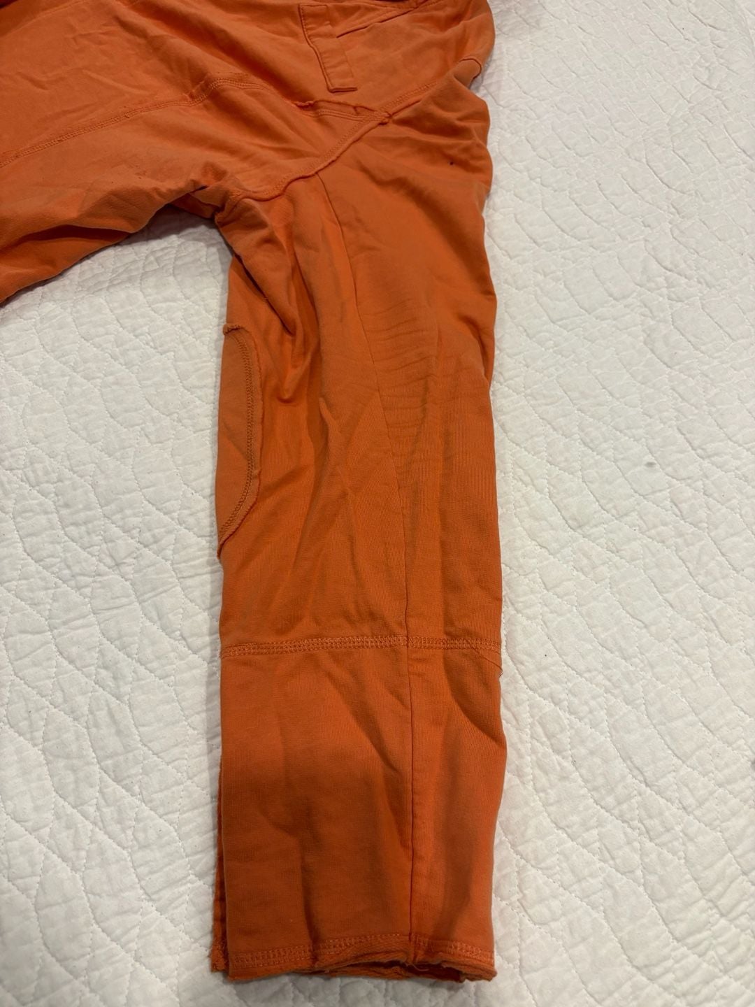 Calvin Klein Jeans Women’s XL Orange Utility Blazer Jacket Stretch Button Front 6