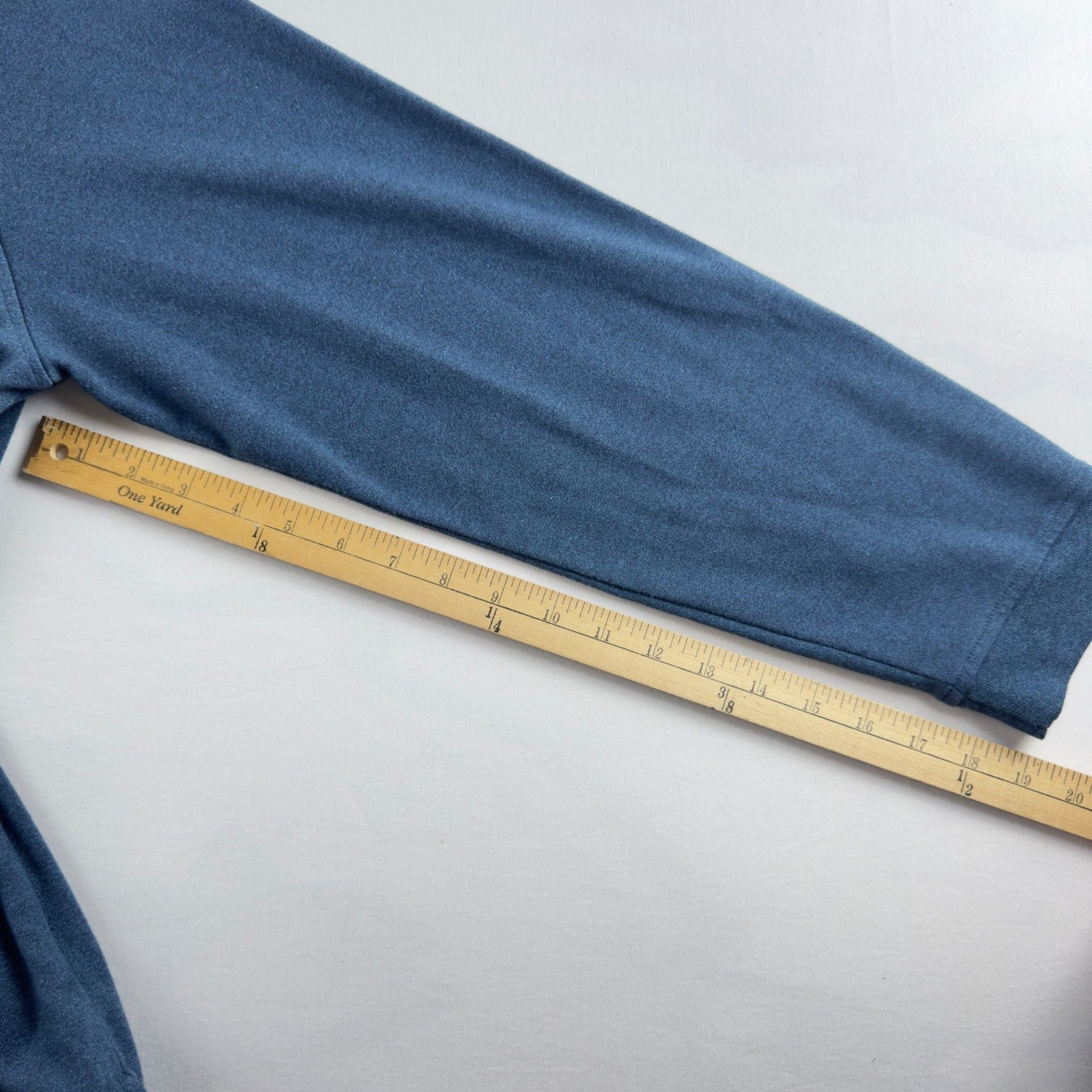 Van Heusen V-Neck Long Sleeve Shirt Size XXL Blue Striped 6