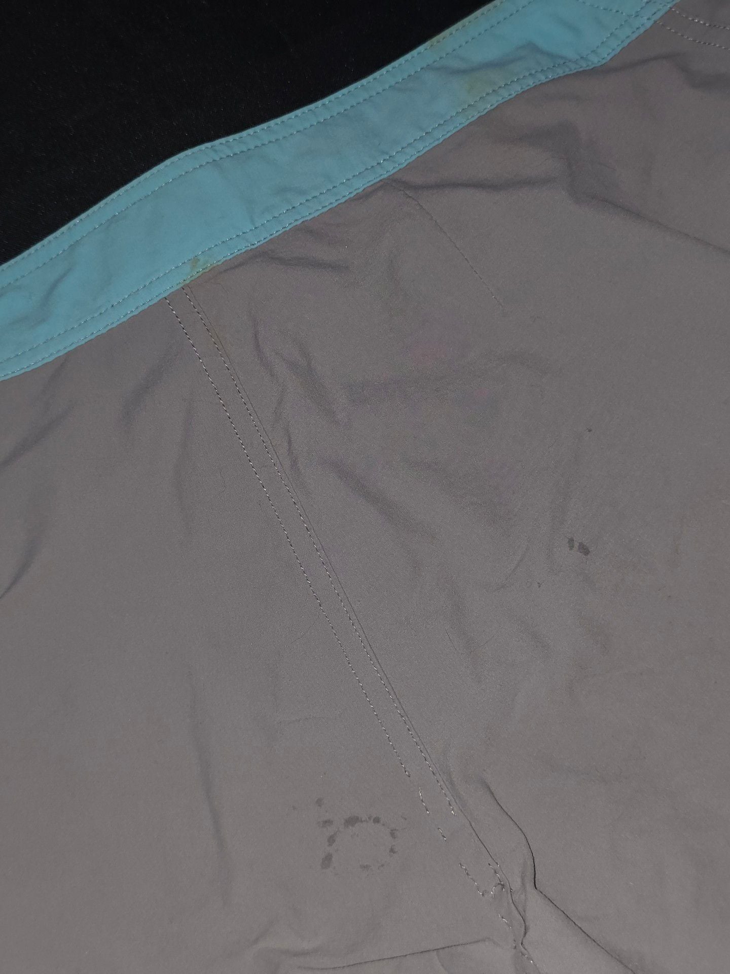 Patagonia Board Shorts Size 32 Gray Blue Drawstring Swim Trunks 5