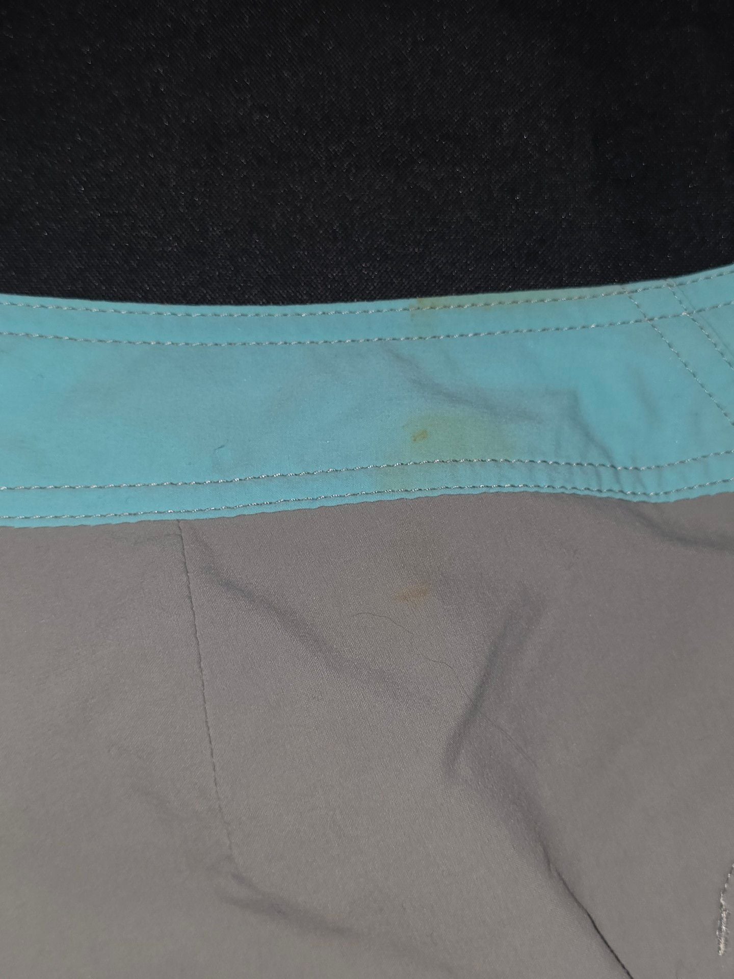 Patagonia Board Shorts Size 32 Gray Blue Drawstring Swim Trunks 6