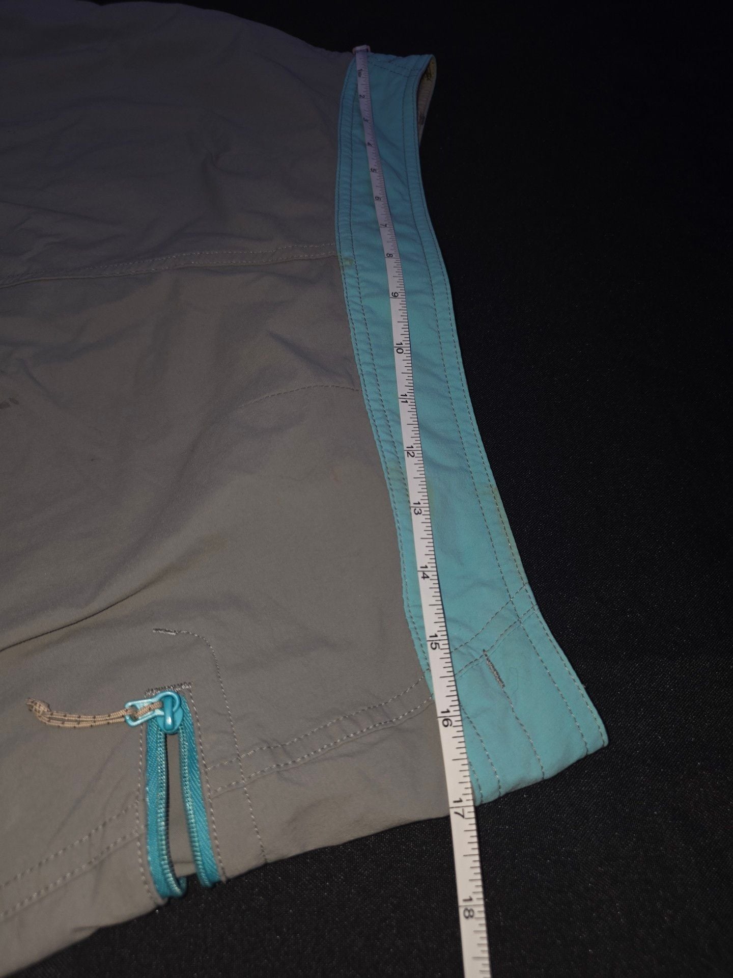 Patagonia Board Shorts Size 32 Gray Blue Drawstring Swim Trunks 7